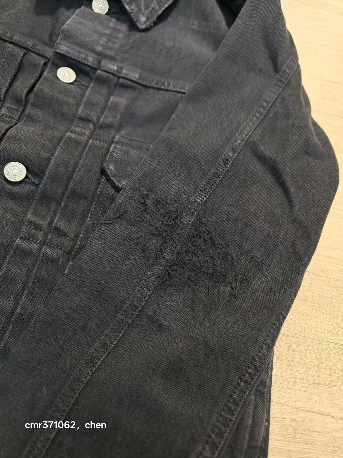 Visvim VISVIM ICT 101 JKT CMYK BLK DMGD Size US M / EU 48-50 / 2 - 2 Thumbnail