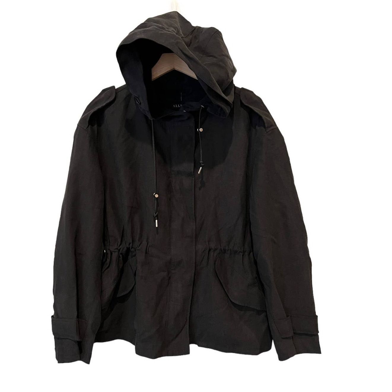 Allsaints ALLSAINTS Kelsie Nilba Hooded Jacket Size Small Size S / US 4 / IT 40 - 7 Thumbnail