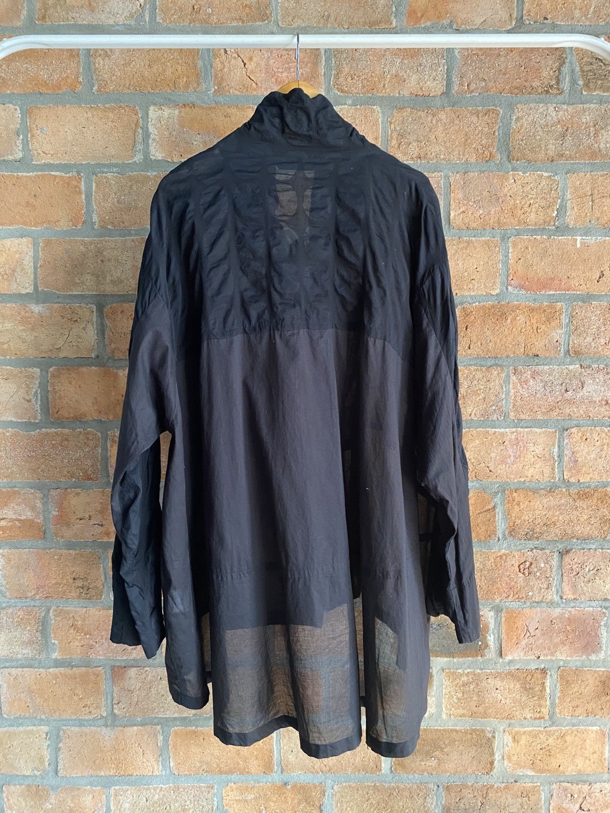 Designer × Japanese Brand MOYURU Black Loose-Fit Printed Shirt. Size S / US 4 / IT 40 - 10 Thumbnail