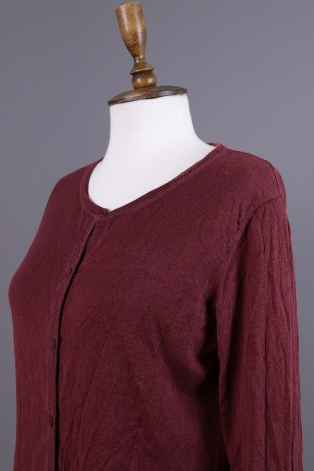 Miu Miu Miu MIu Burgundy Knit Cardigan Sweater Size 48 Size S / US 4 / IT 40 - 10 Thumbnail
