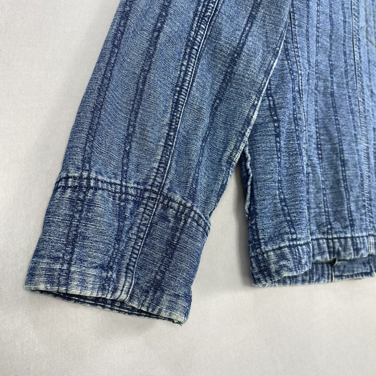 Japanese Brand VertDense Japanese Workwear Style Denim Jacket Selvedge Look Size XS / US 0-2 / IT 36-38 - 6 Thumbnail