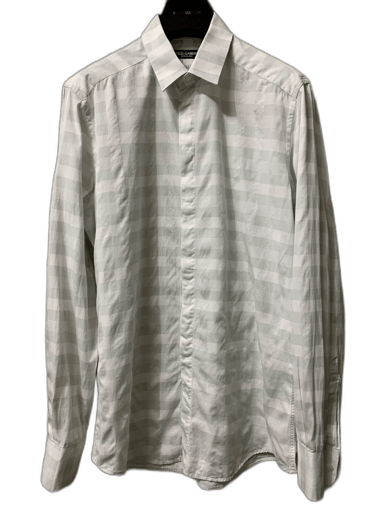 Dolce & Gabbana Dolce & Gabbana Men's Long Sleeve Shirt Size US L / EU 52-54 / 3 - 1 Thumbnail
