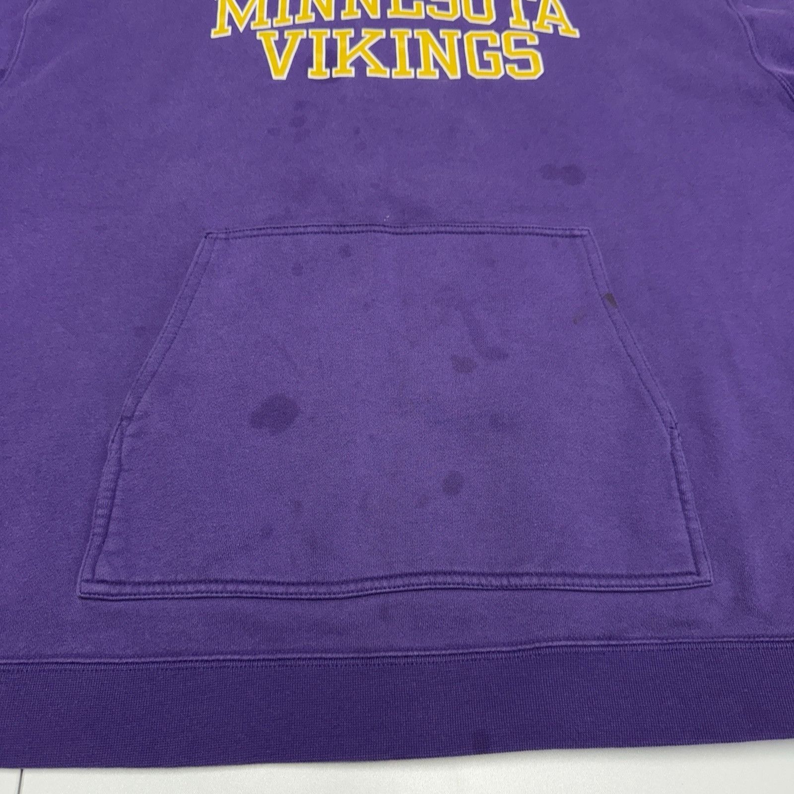 NFL × Reebok × Vintage Vintage Minnesota Vikings Hoodie Sweatshirt Mens Purple Reeb Size US XL / EU 56 / 4 - 6 Thumbnail