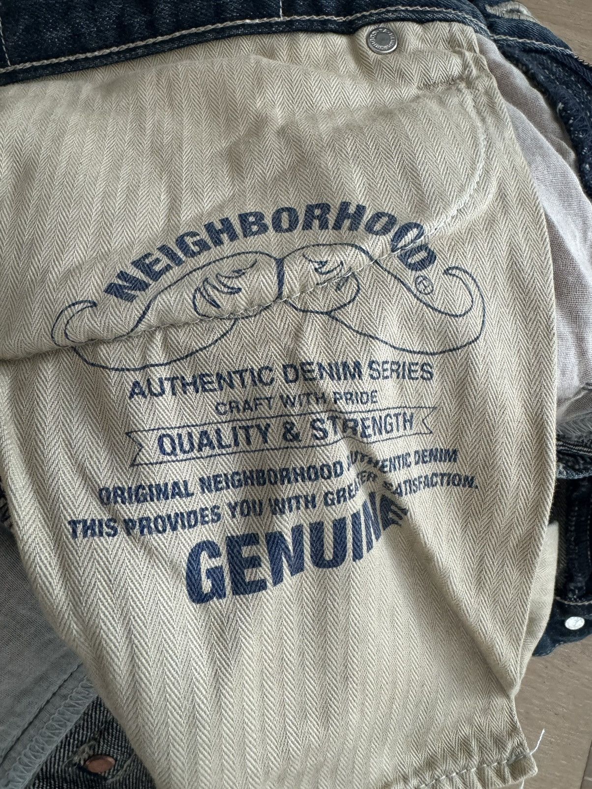 Neighborhood NEIGHBORHOOD DP Split Savage Narrow 14oz Jeans Denim Size US 32 / EU 48 - 9 Thumbnail