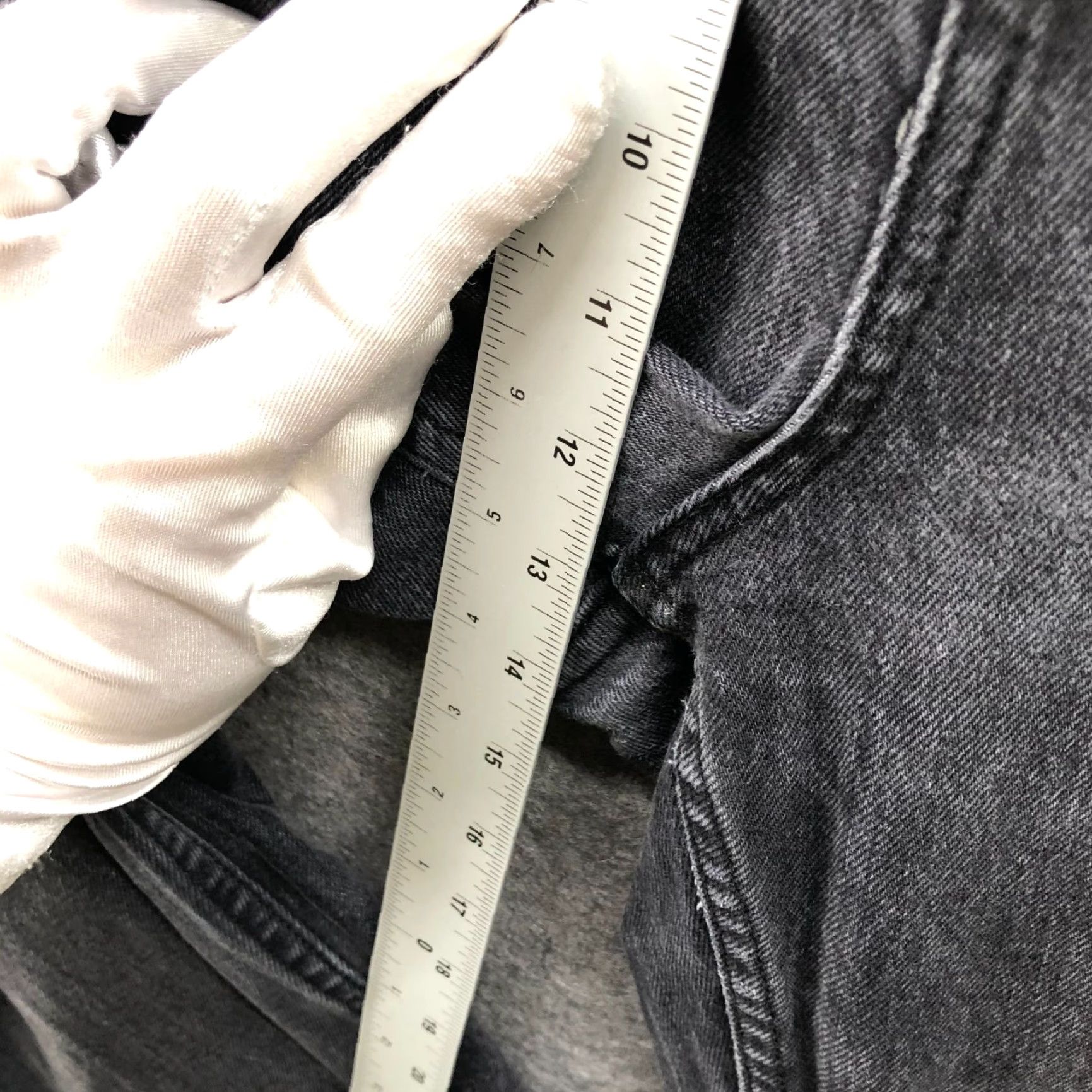 Abercrombie & Fitch Abercrombie & Fitch 90s Straight Ultra High Rise Jean Womens 16P Black Size 38" / US 16 / IT 52 - 7 Thumbnail