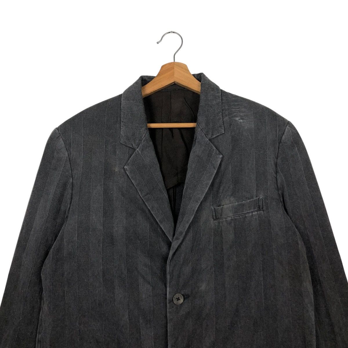 Yohji Yamamoto 🔥VINTAGE HICKORY CHORE WORKER JACKET Y’S FOR MEN STRIPED Size US M / EU 48-50 / 2 - 6 Thumbnail