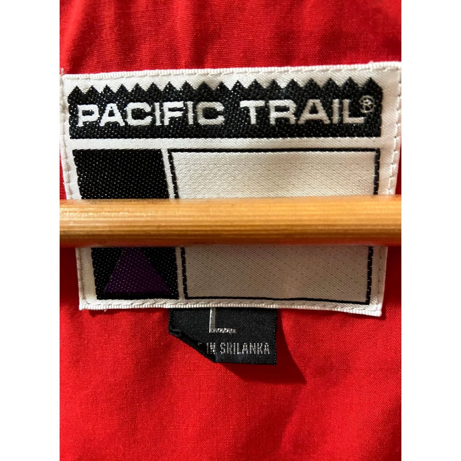 Vintage Pacific Trail Jacket Womens L Beige Outdoor Parka Hooded Full Zip Pockets Lined Fleece Tan Nature Nautical Outdoor Size L / US 10 / IT 46 - 3 Thumbnail
