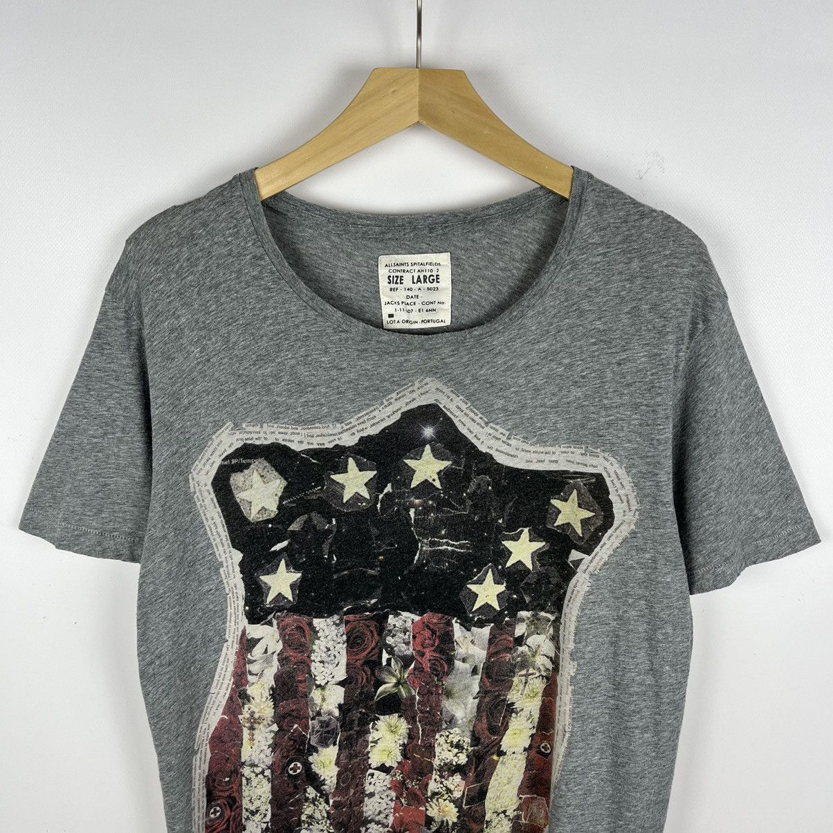Allsaints Designer Allsaints shields y2k big logo tee Size US L / EU 52-54 / 3 - 2 Thumbnail