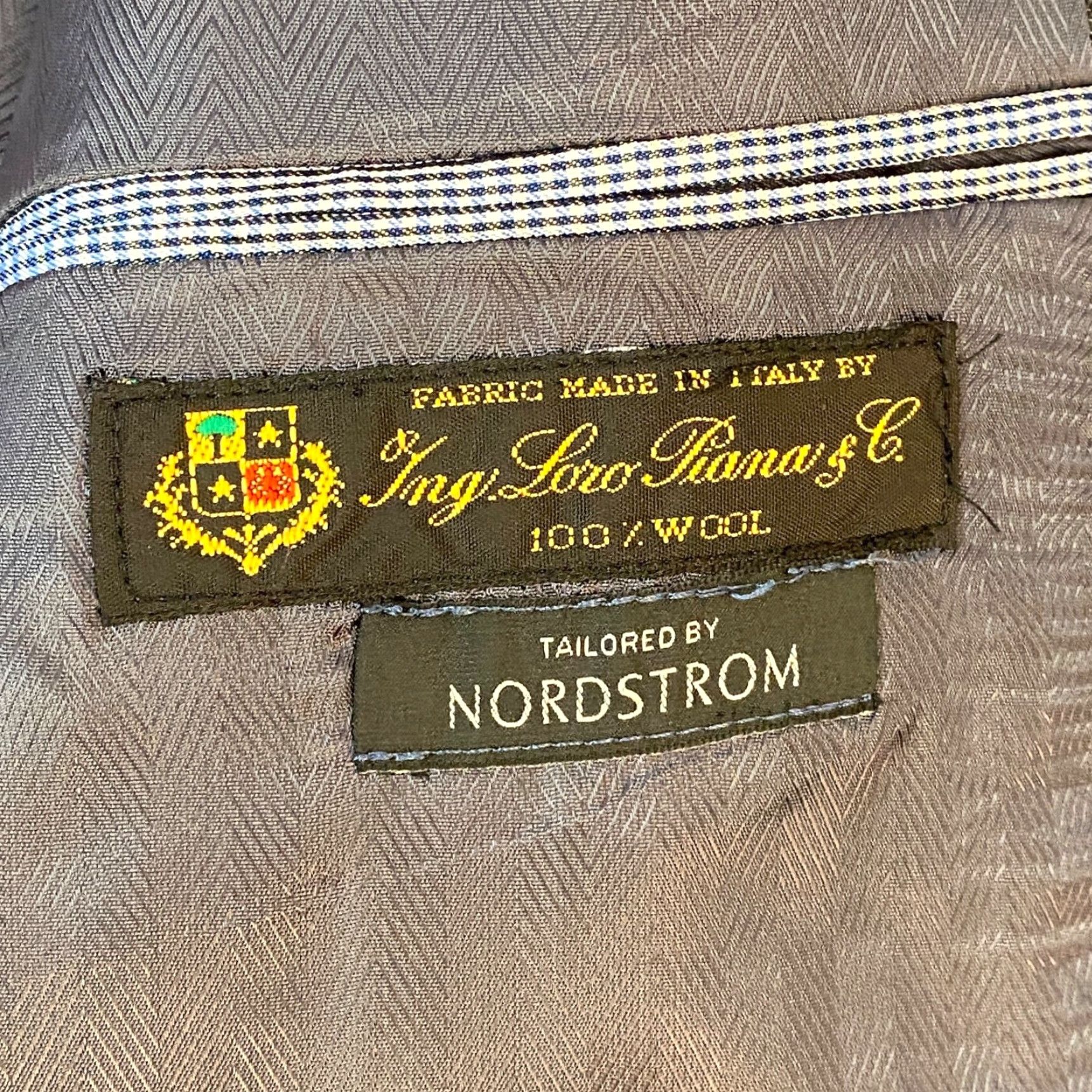 Joseph Abboud Joseph Abboud Blazer Mens 42R Gray Plaid 2 Button Single-Breasted Wool Jacket USA Size 42R - 6 Thumbnail