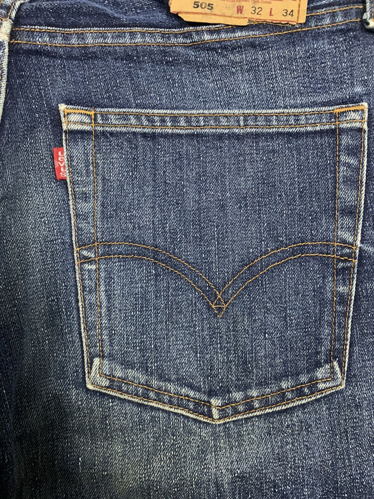 Levi's Vintage Clothing Vintage Y2K Levis 505 Blue Wash Ripped Jeans Made in Japan Size US 32 / EU 48 - 11 Thumbnail