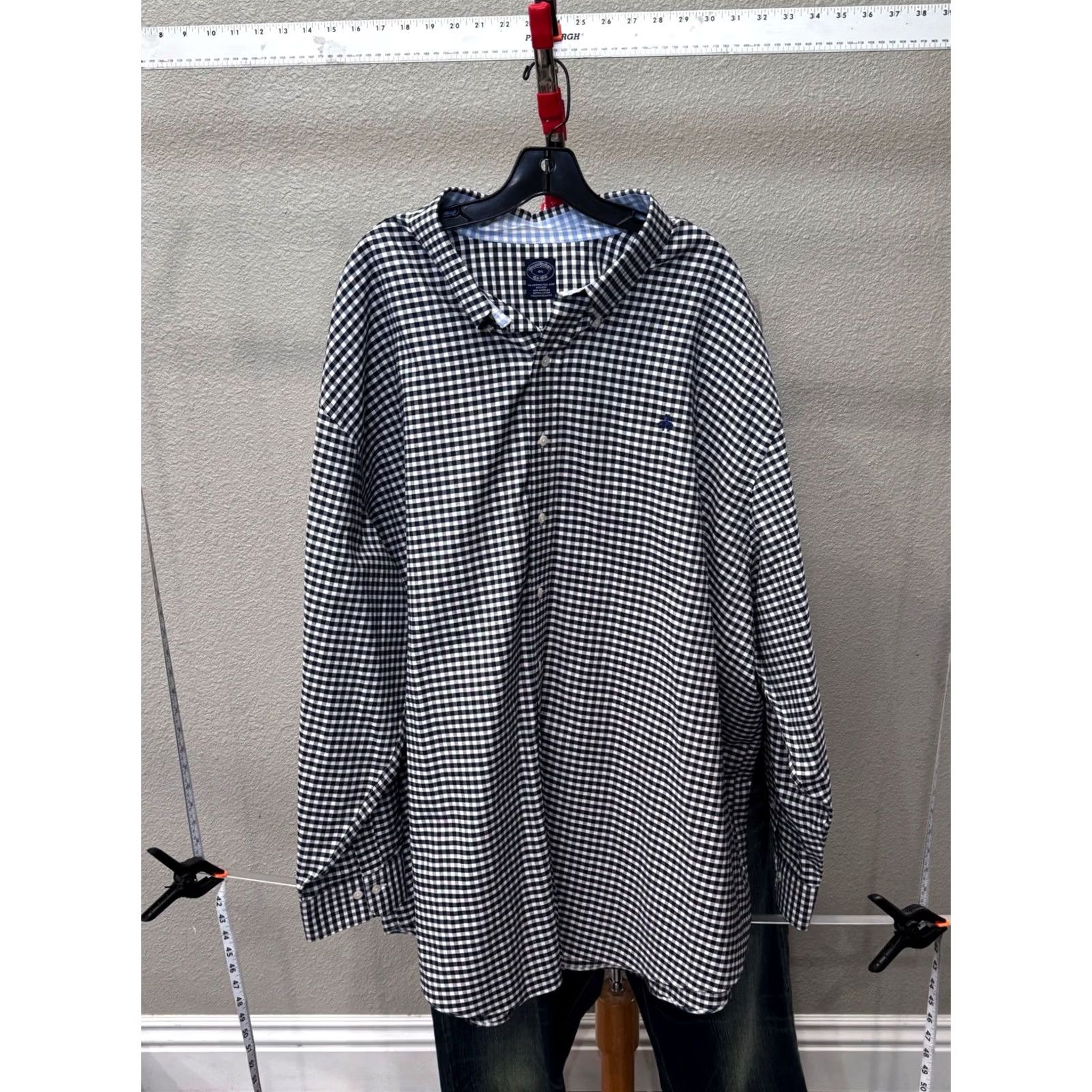 Brooks Brothers Brooks Brothers Shirt Blue Check LONG SLEEVE 4XL Multicolor Mens Adult 4XL Shirts 21 x 36/37 Size US XXL / EU 58 / 5 - 2 Thumbnail