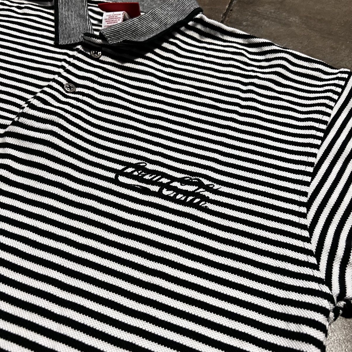 Coca Cola Vintage Coca Cola Striped Polo Shirt Logo Promo Soda Rugby Size US L / EU 52-54 / 3 - 4 Thumbnail