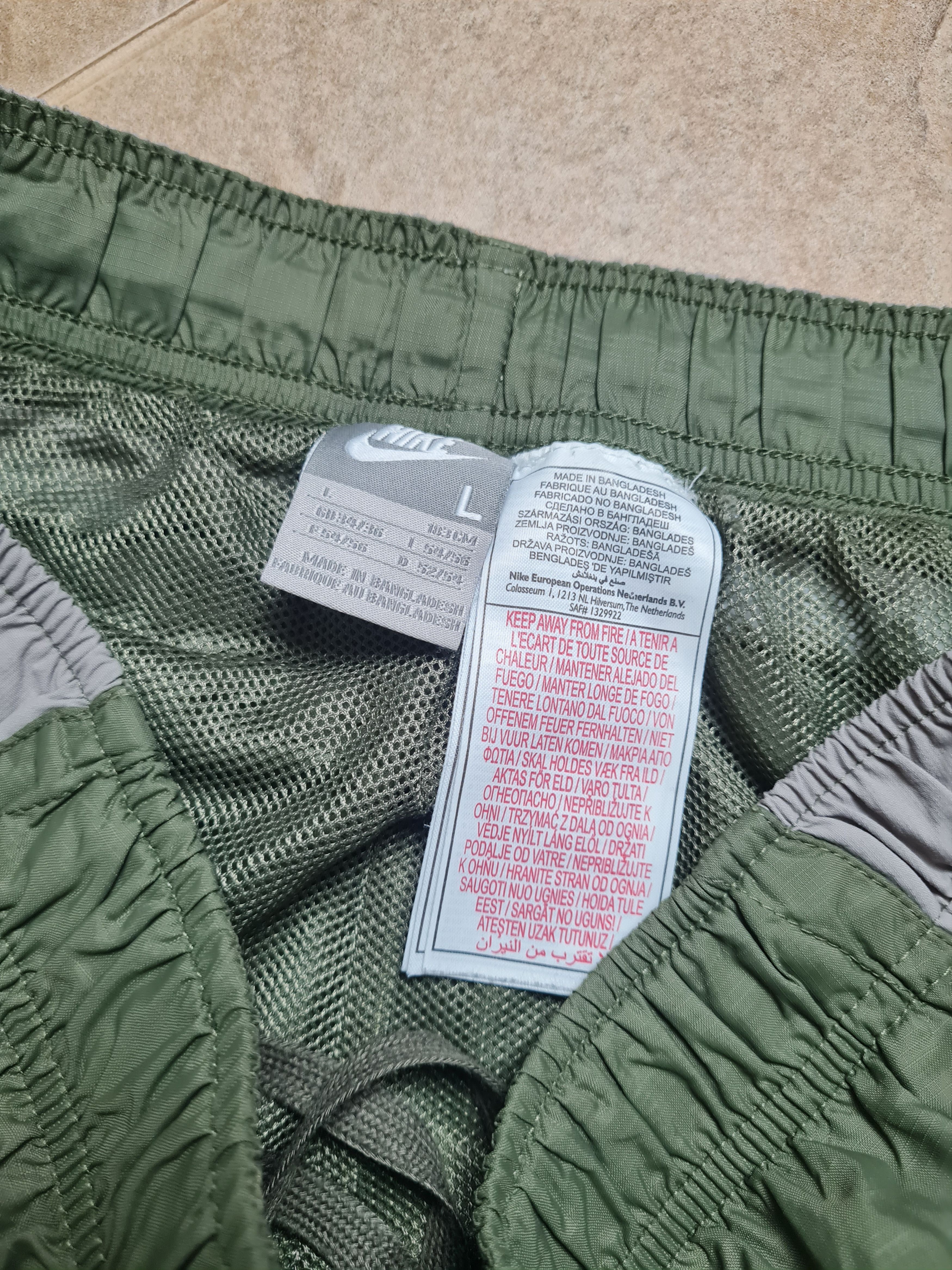 Nike Vintage drill pants khaki 00s Nike AIR Tracksuit Bottoms L Size US 32 / EU 48 - 20 Thumbnail
