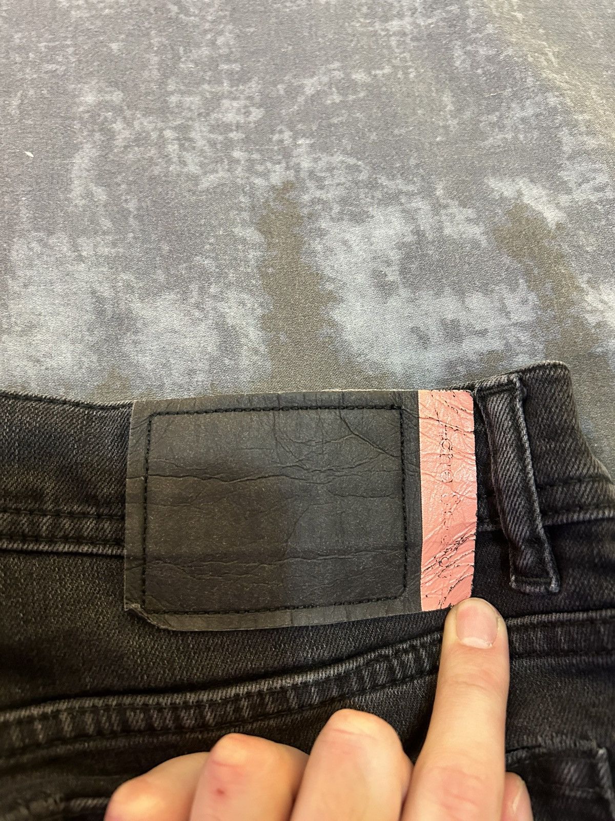 Acne Studios Biå Konst North used black denim back patch Acne Studios Size US 32 / EU 48 - 4 Thumbnail