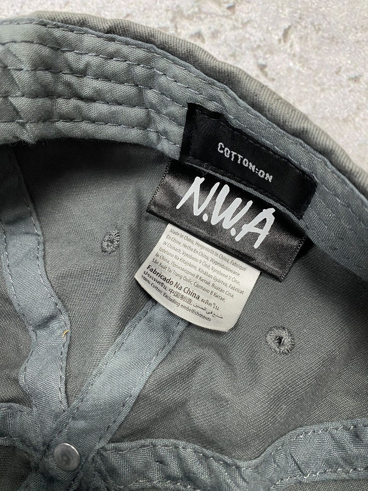 Vintage NWA straight outta Compton rap logo cap Size ONE SIZE - 4 Thumbnail