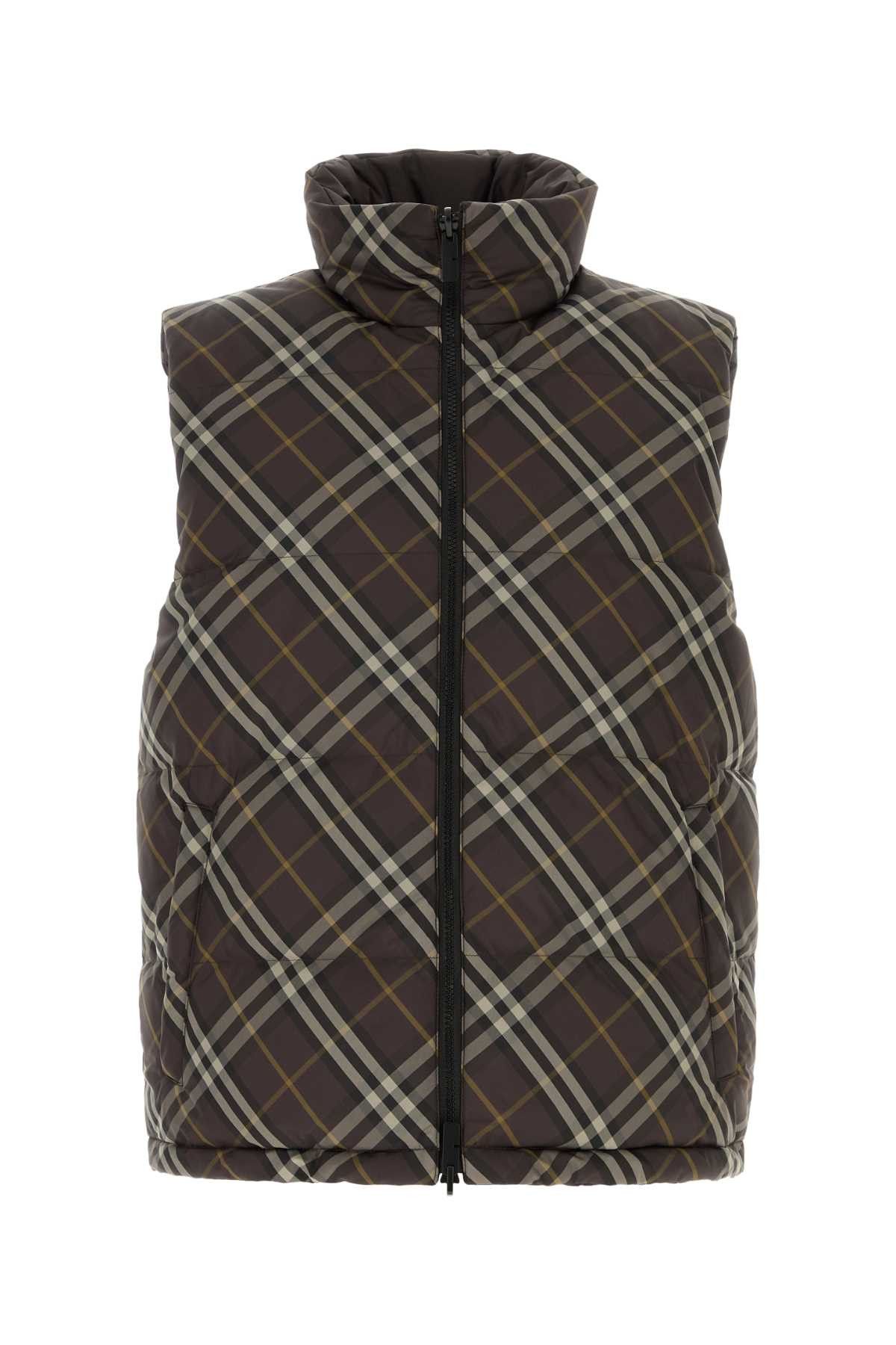 Burberry Embroidered Polyester Reversibile Down Jacket Size US L / EU 52-54 / 3 - 1 Thumbnail