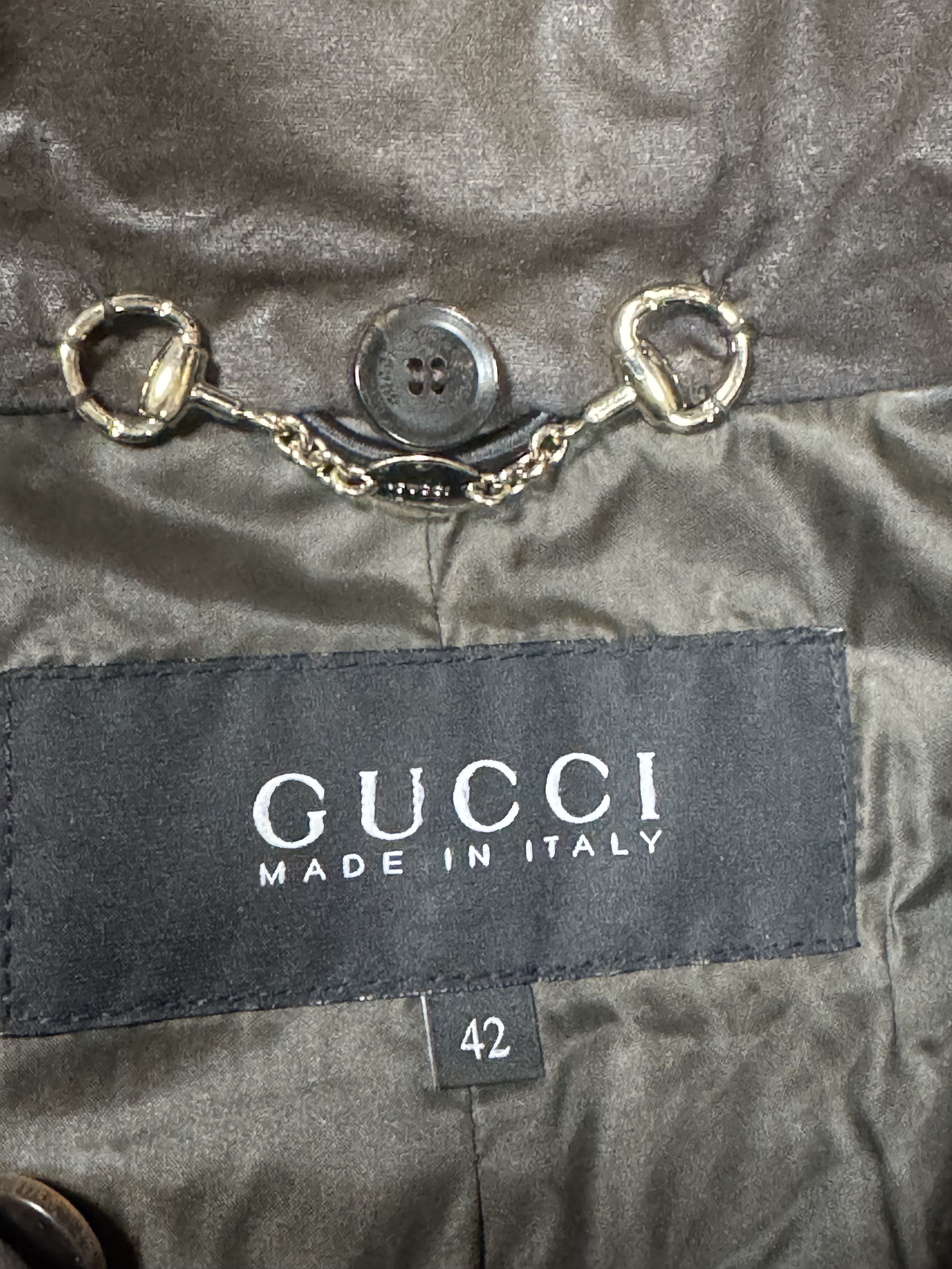 Gucci Gucci vintage rare light coat jacket luxury Size M / US 6-8 / IT 42-44 - 24 Thumbnail