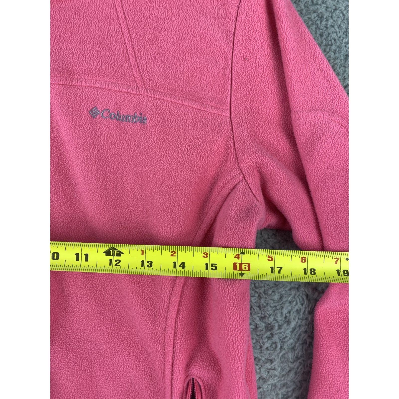 Pinko Columbia Women’s Medium Pink Full Zip Fleece Jacket Zipped Pockets Jacket Regular Zip Pockets Women M Pink Columbia Size M / US 6-8 / IT 42-44 - 4 Thumbnail
