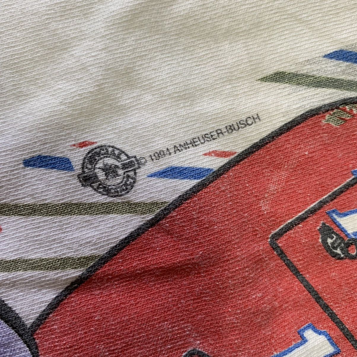 Budweiser × Vintage Vintage 1994 Budweiser Bill Elliot T-shirt Size US XL / EU 56 / 4 - 6 Thumbnail