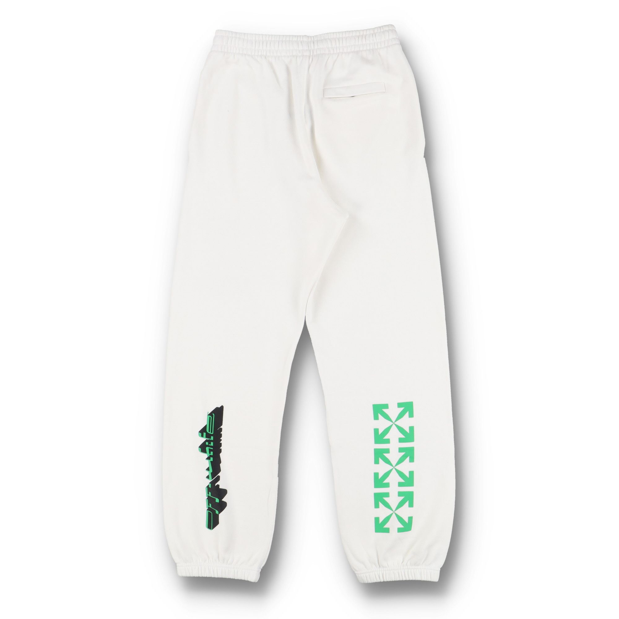 Off-White White Mirko Two Arrow Logo Sweatpants Size US 32 / EU 48 - 6 Thumbnail