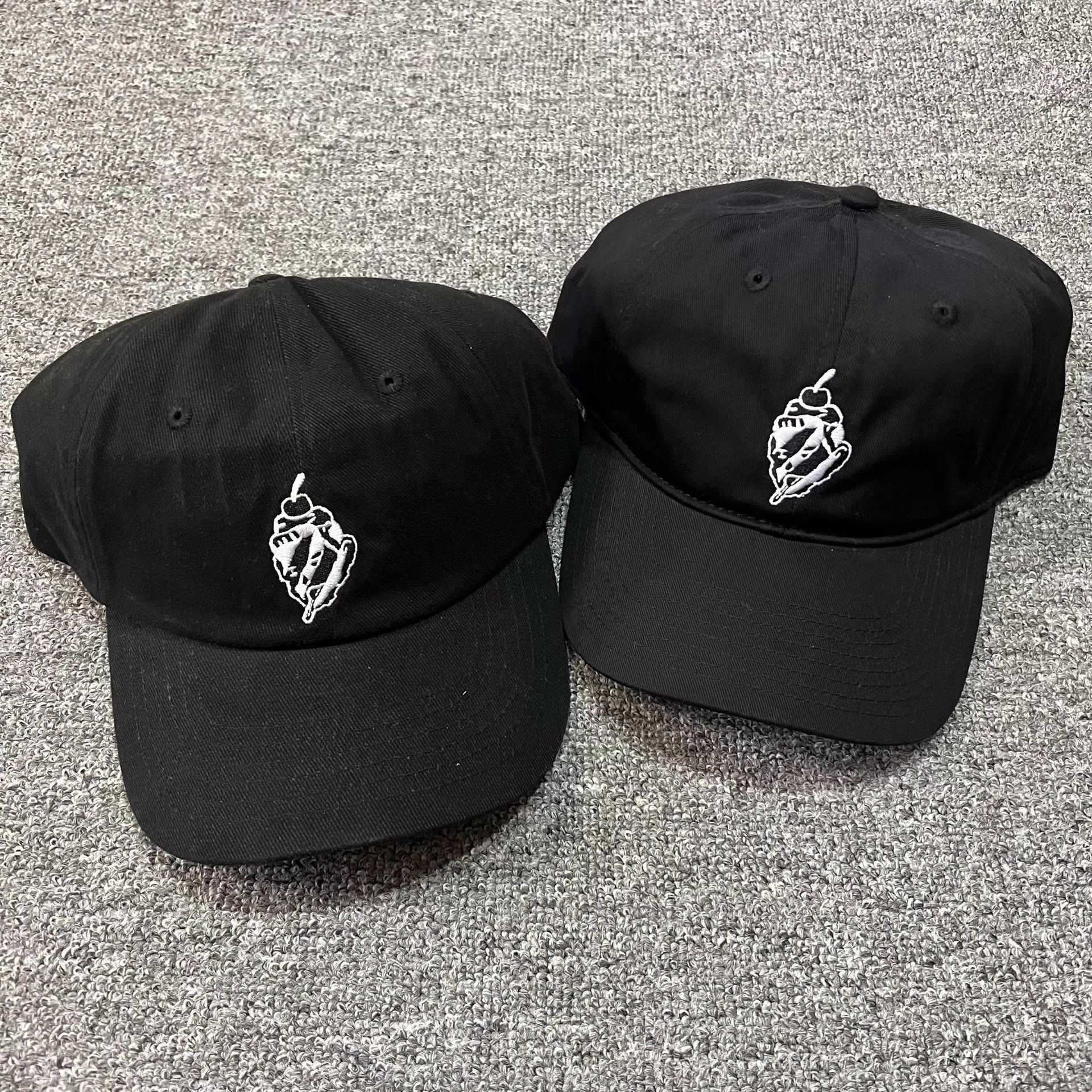 Billionaire Boys Club BBC ICECREAM Face Ice Cream Curved Brim Baseball Cap。 Q7 Size ONE SIZE - 4 Thumbnail