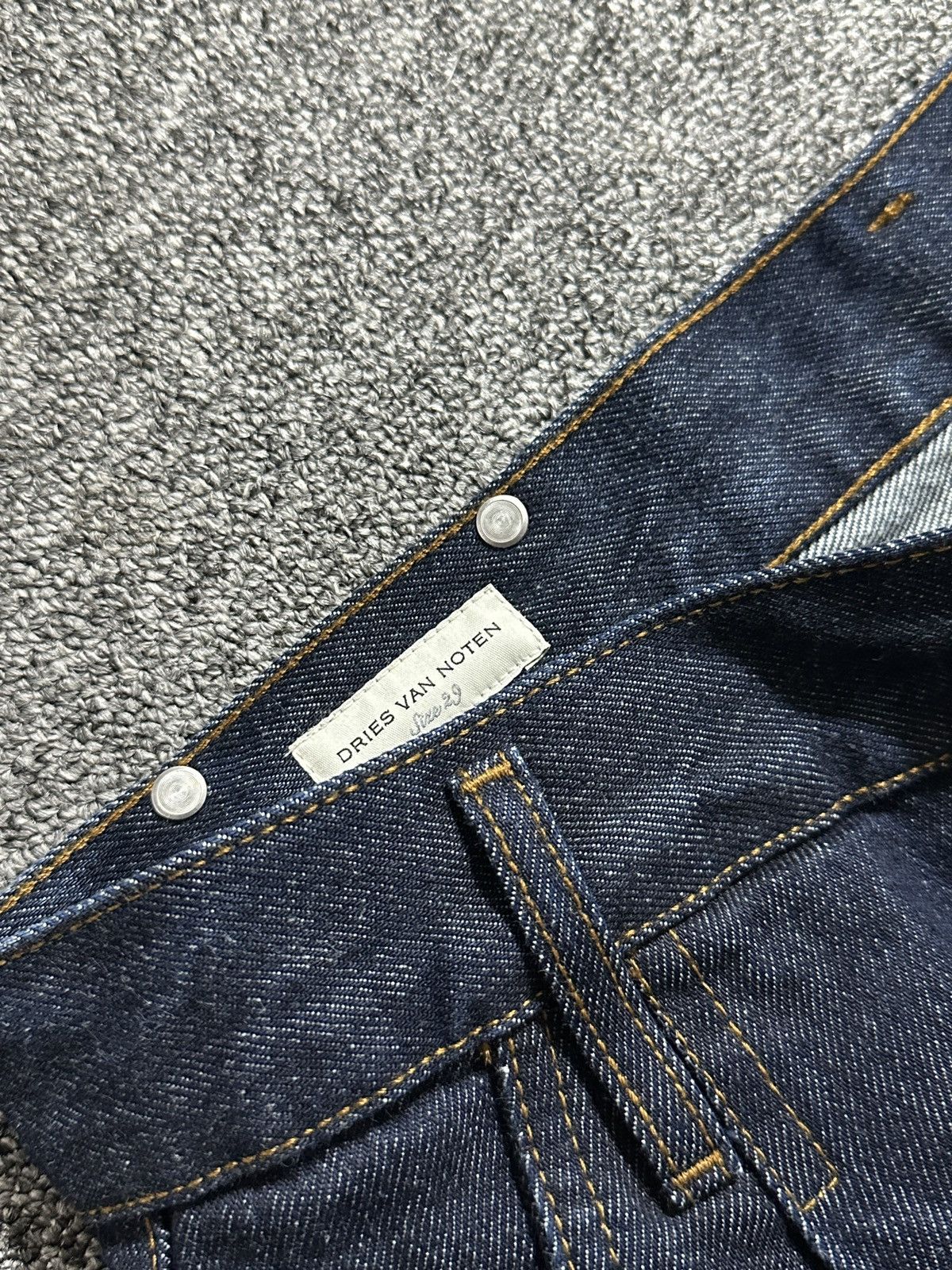 Dries Van Noten Dries van noten high waist Pleated denim Jeans pants Size US 29 - 3 Thumbnail