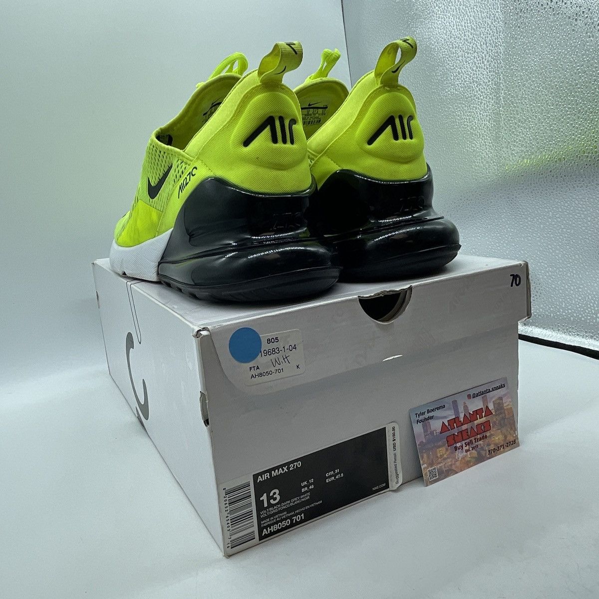 Nike Air max 270 volt Size US 13 / EU 46 - 4 Thumbnail