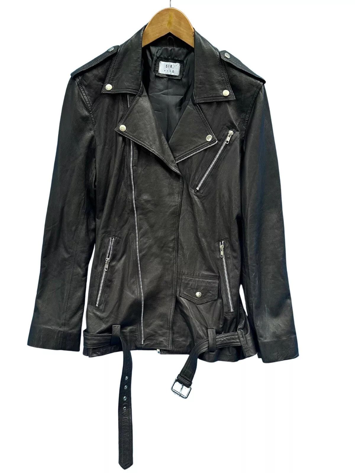 SIR. SIR THE LABEL / PERFECT LEATHER JACKET ( M/L ) BIKER Size M / US 6-8 / IT 42-44 - 1 Thumbnail