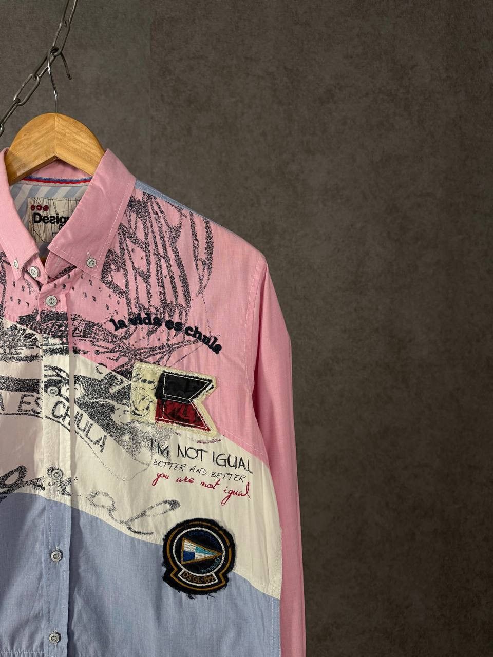 Desigual Desigual designer art crazy shirt Size US M / EU 48-50 / 2 - 2 Thumbnail
