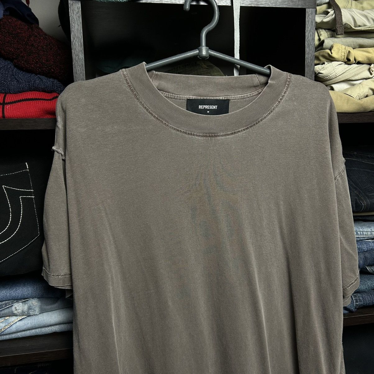 Represent Clo. Designer Represent Basic Brown Streetwear oversized tee Size US M / EU 48-50 / 2 - 2 Thumbnail