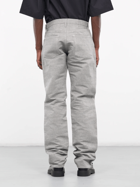 Maison Margiela BNWT SS24 MAISON MARGIELA MELANGE FIVE POCKET PANTS 32 Size US 32 / EU 48 - 13 Thumbnail