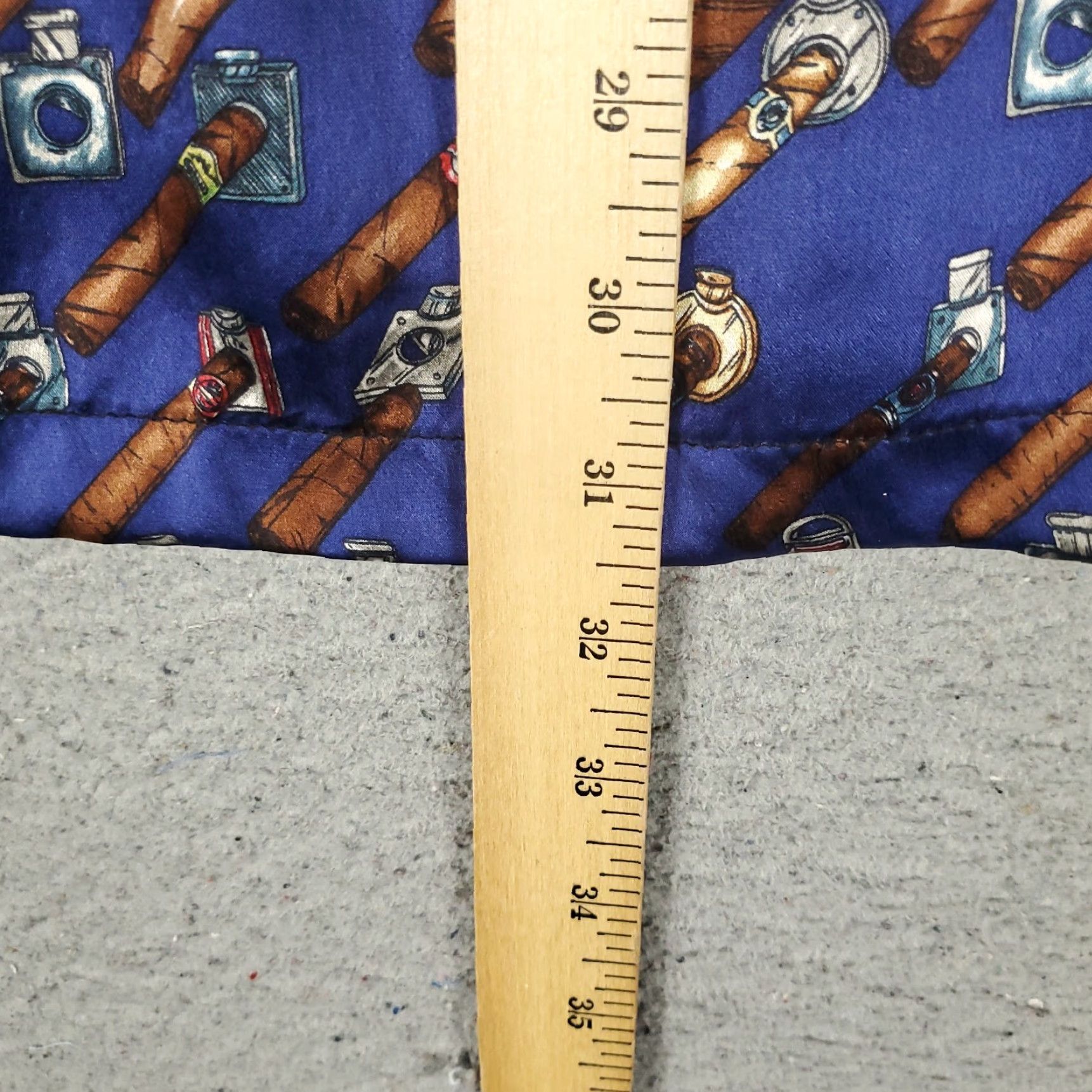 Nicole Miller VINTAGE Nicole Miller Shirt Mens XL Blue Silk Graphic Print Button-Up Short Sleeve Collared Cigar Art 90s Casual Party/Cocktail Travel Size US XL / EU 56 / 4 - 5 Thumbnail