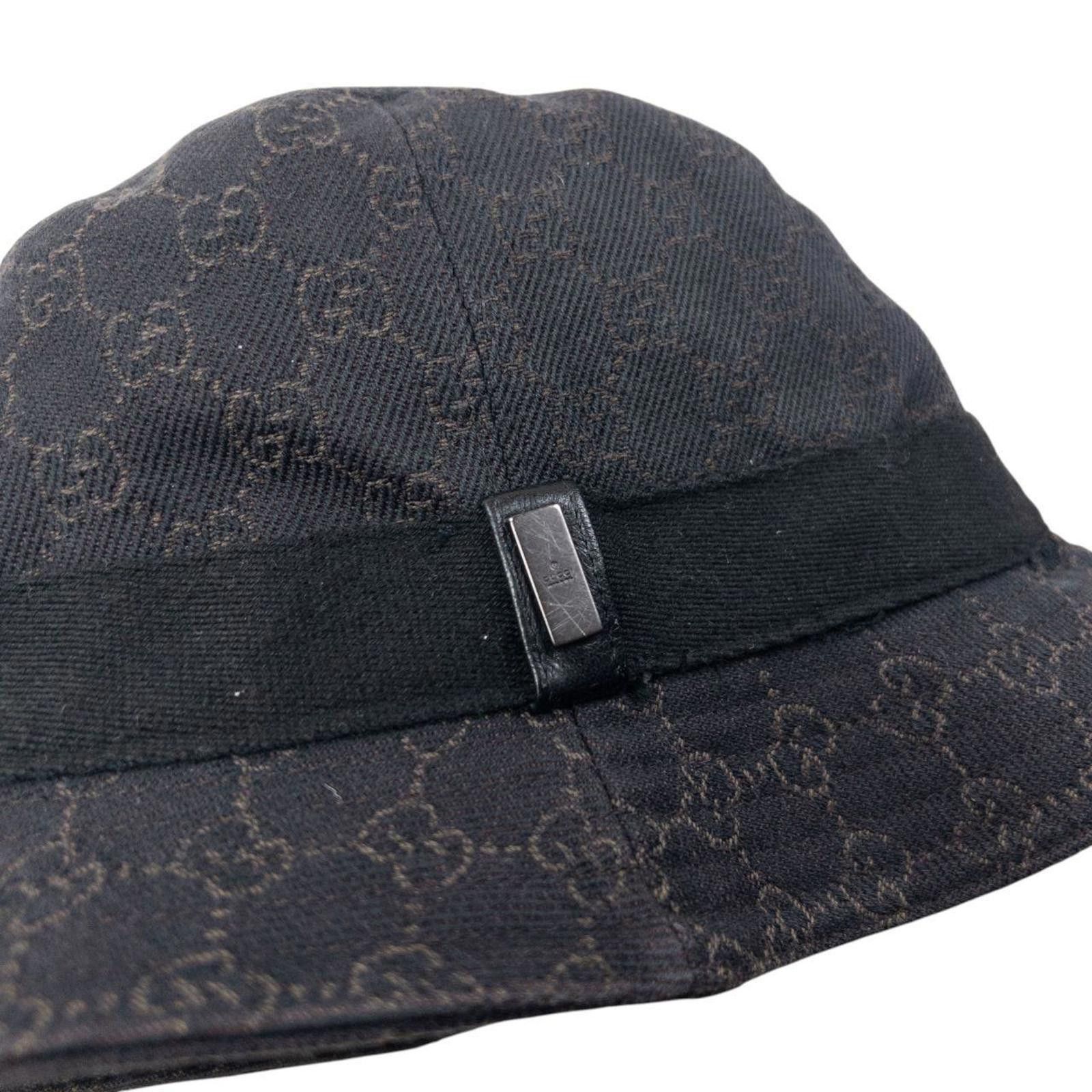 Gucci Vintage 2000s Gucci Monogram Bucket Hat Size M Size ONE SIZE - 6 Thumbnail