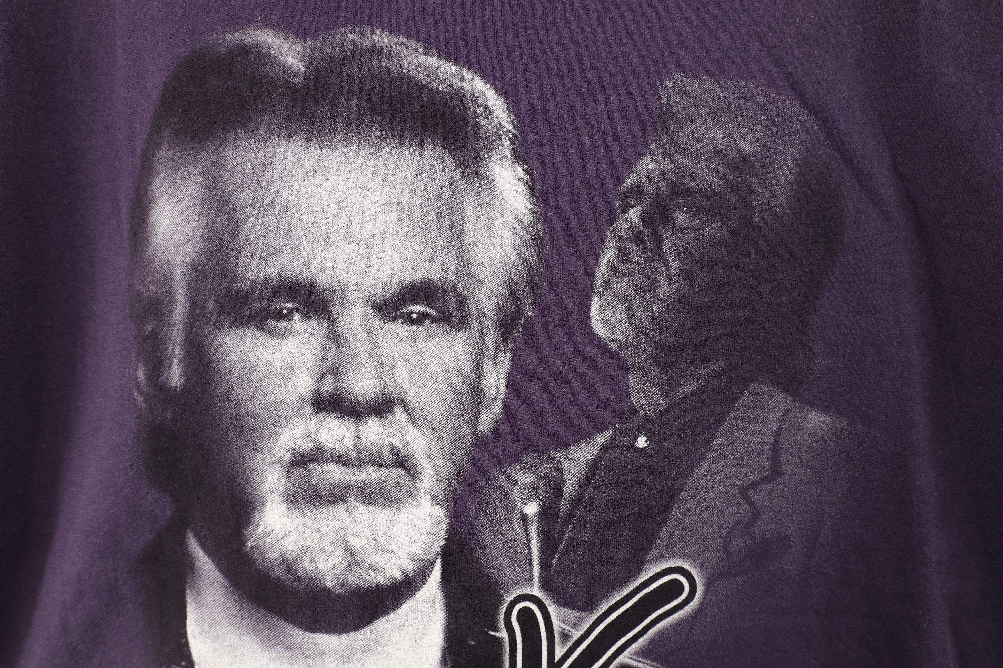 Vintage Vintage 90s Tour Kenny Rogers Band Short Sleeve T-Shirt Size US L / EU 52-54 / 3 - 5 Thumbnail