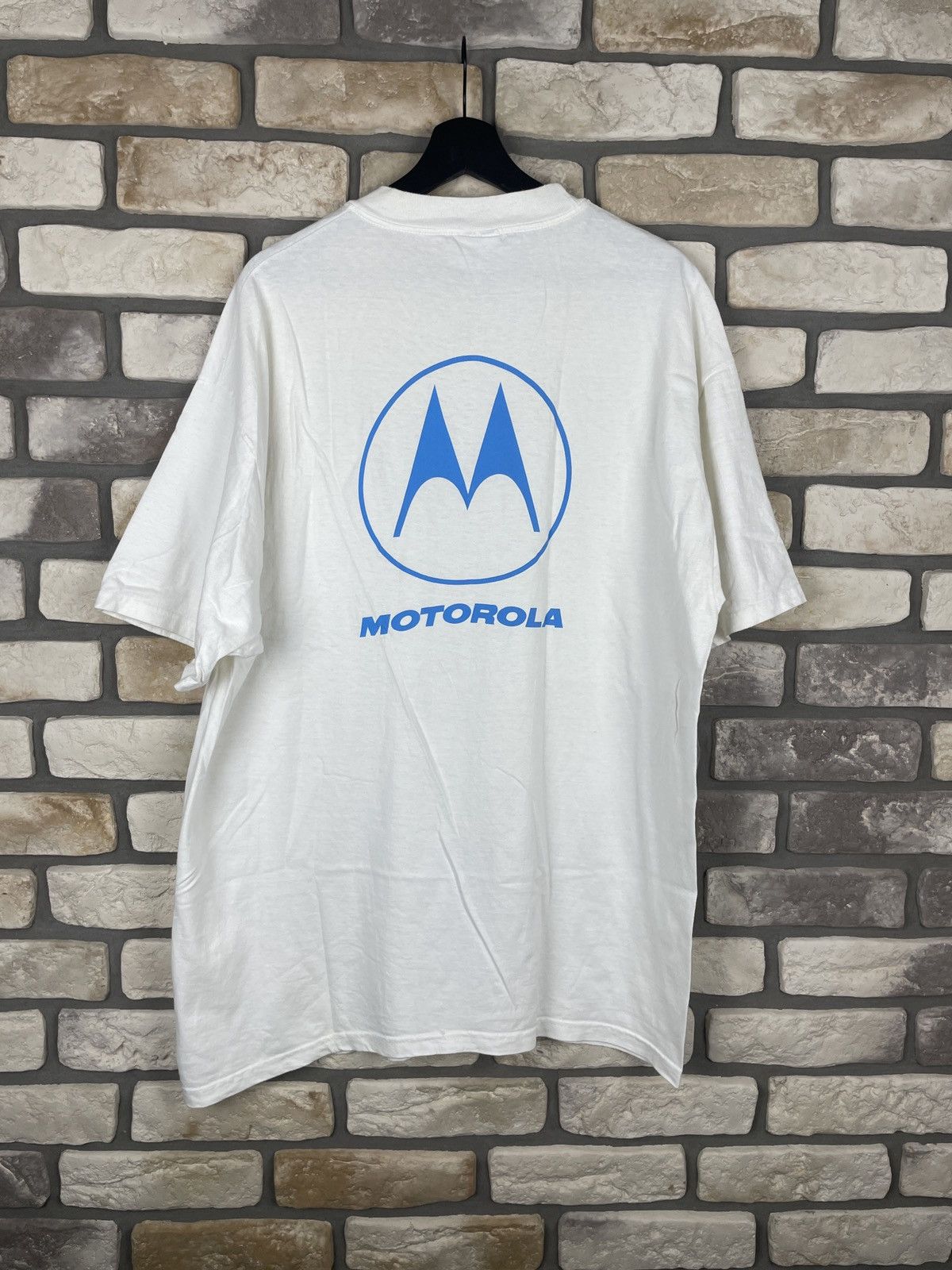 Motorola × Vintage Vintage oversize Motorola t-shirt shirt tee Size US XL / EU 56 / 4 - 6 Thumbnail