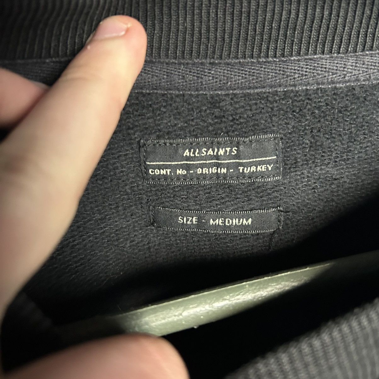 Allsaints Designer Allsaints Basic Streetwear y2k opium sweatshirt Size US M / EU 48-50 / 2 - 6 Thumbnail