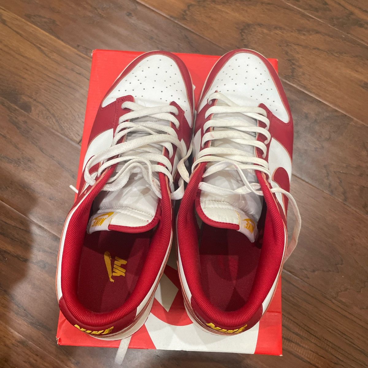 Nike Nike Dunk Low Gym Red DD1391-602 US 12 Men Size US 12 / EU 45 - 5 Thumbnail
