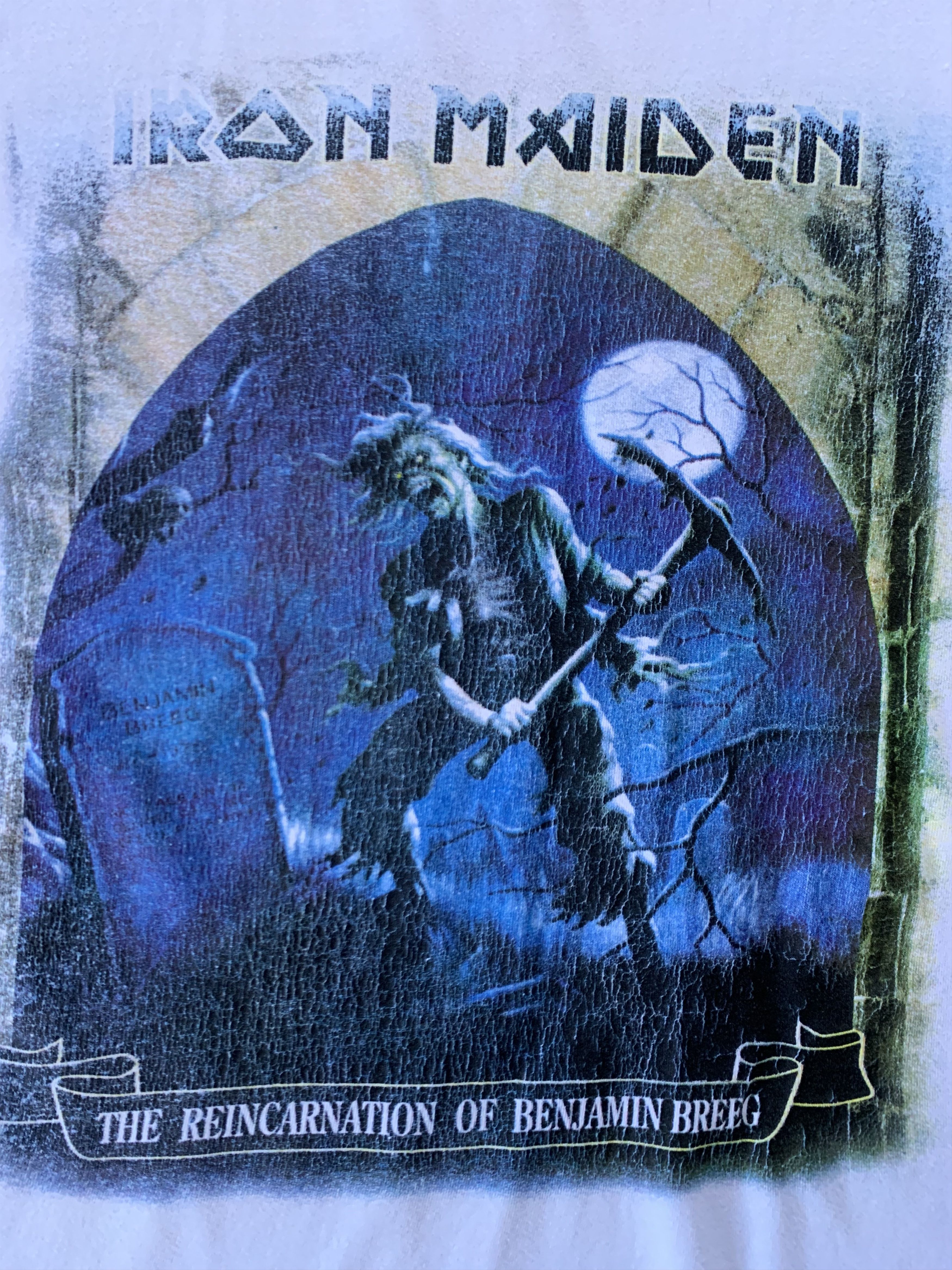 Band Tees × Iron Maiden Iron Maiden The Reincarnation of Benjamin Breeg 2006 T Shirt Size US L / EU 52-54 / 3 - 7 Thumbnail