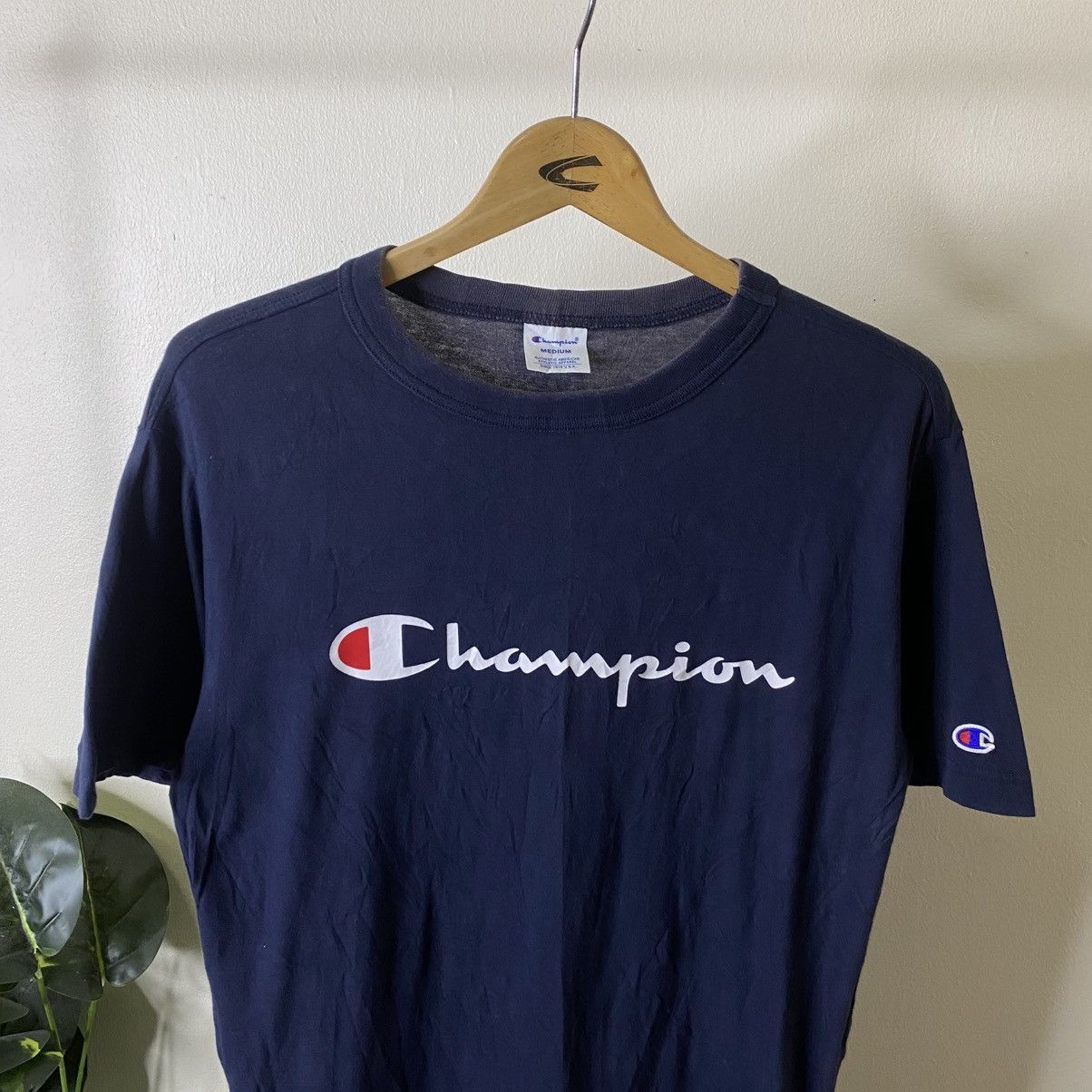 Champion Y2K Champion Spell Out T Shirt Size US M / EU 48-50 / 2 - 2 Thumbnail