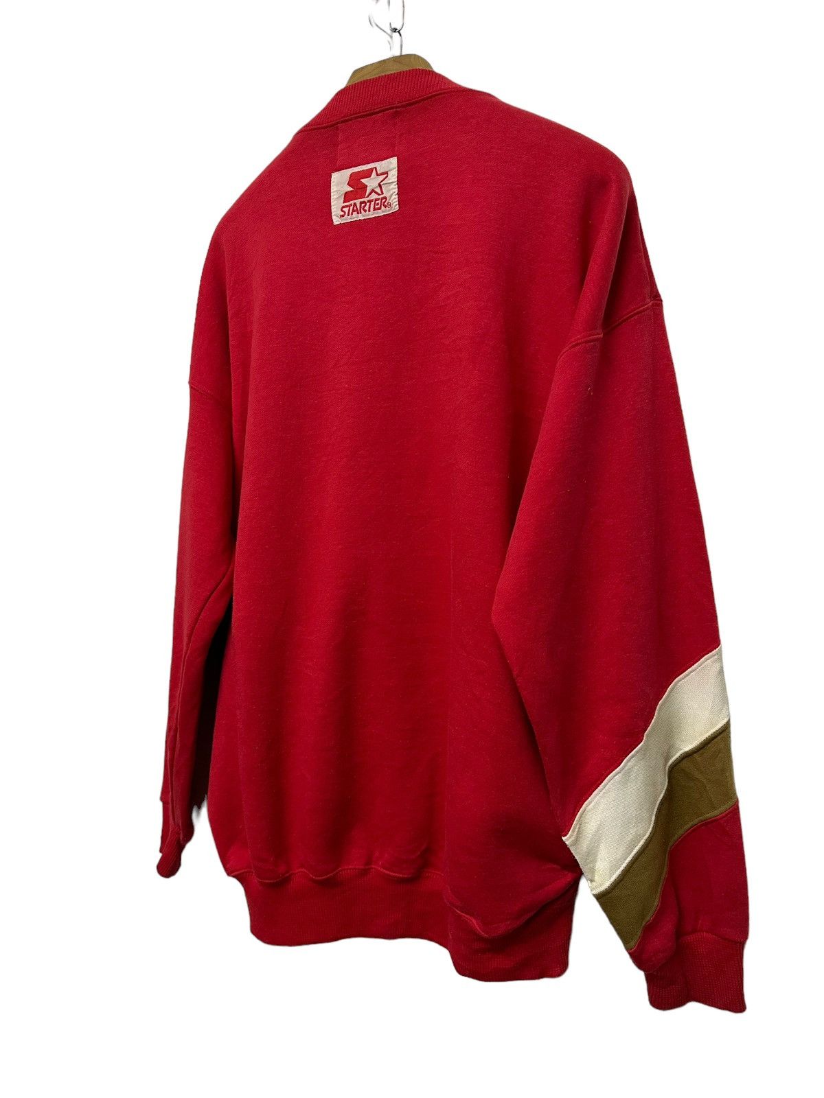 NFL × Starter Vintage 90s SF 49ers Sweatshirt Embroidered Spell Out Size US M / EU 48-50 / 2 - 10 Thumbnail
