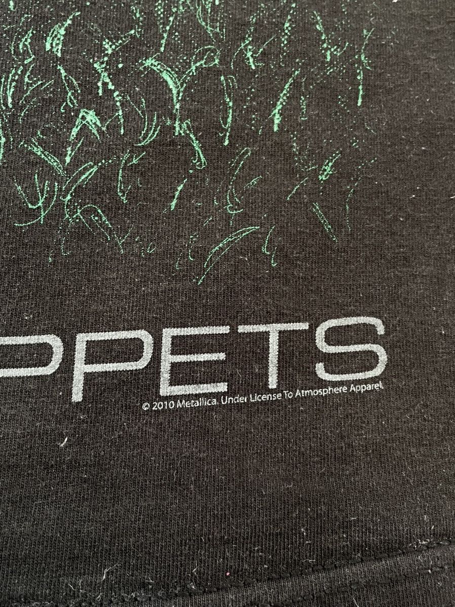 Band Tees × Metallica × Vintage Metallica Muster Of Puppets overprint merch t shirt vintage Size US L / EU 52-54 / 3 - 8 Thumbnail