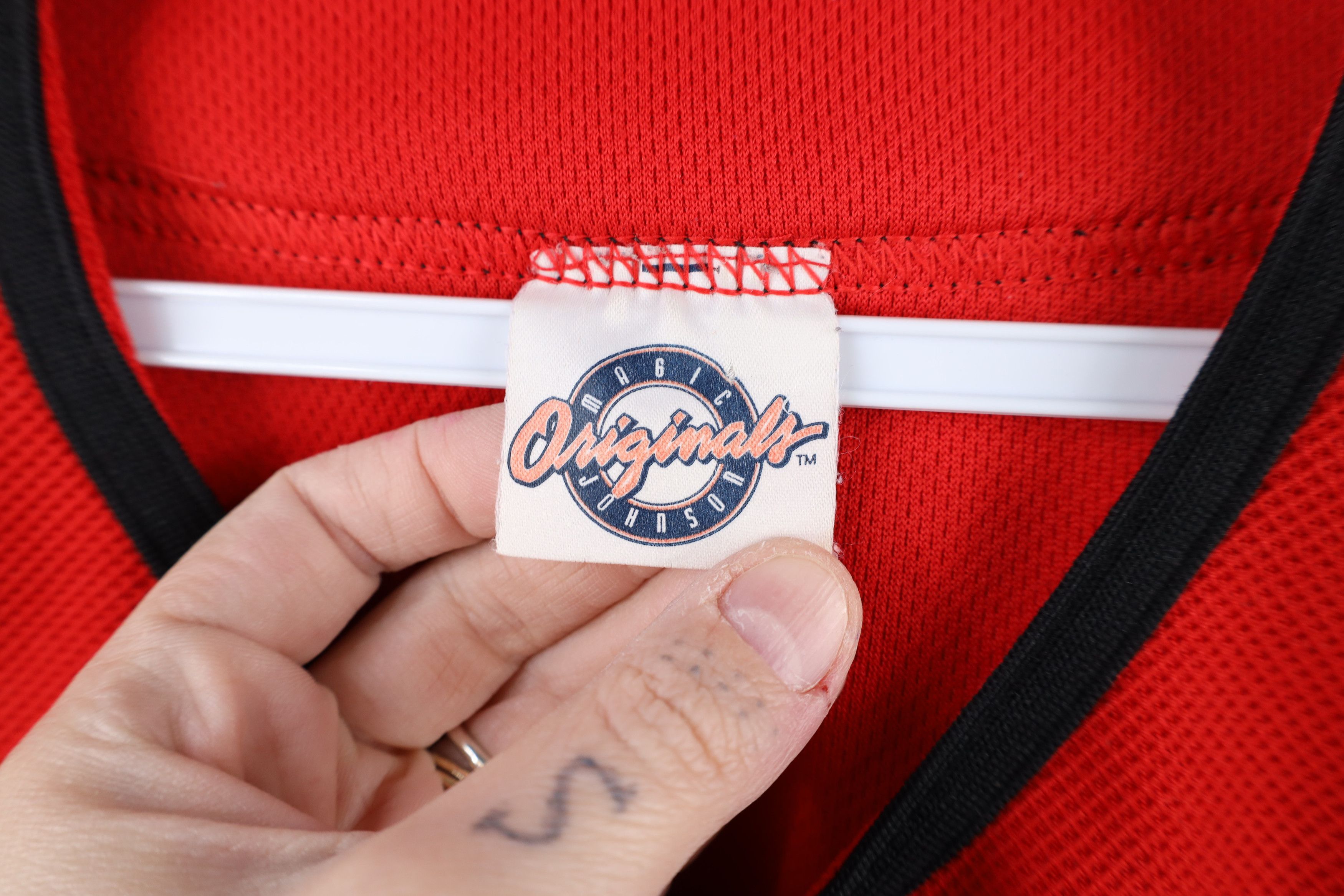 Vintage Vintage 90s Detroit Red Wings Hockey Baseball Jersey Red Size US XL / EU 56 / 4 - 10 Thumbnail