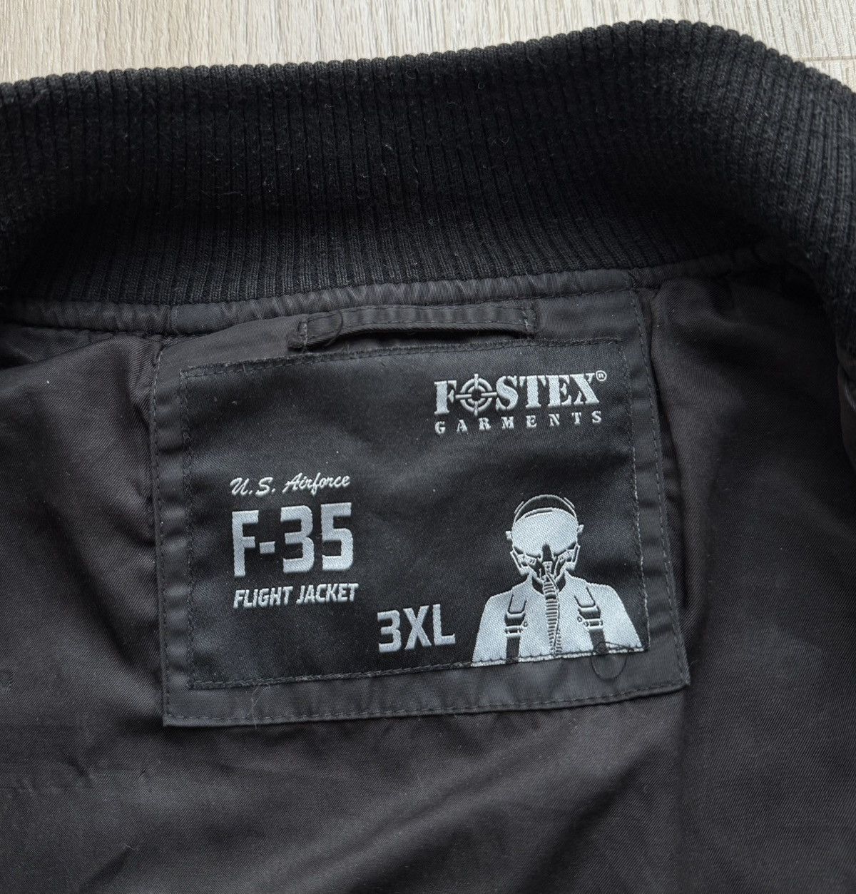 Fostex Garments Vintage Fostex Garments F-35 Military Flight Bomber Jacket Size US XXL / EU 58 / 5 - 10 Thumbnail
