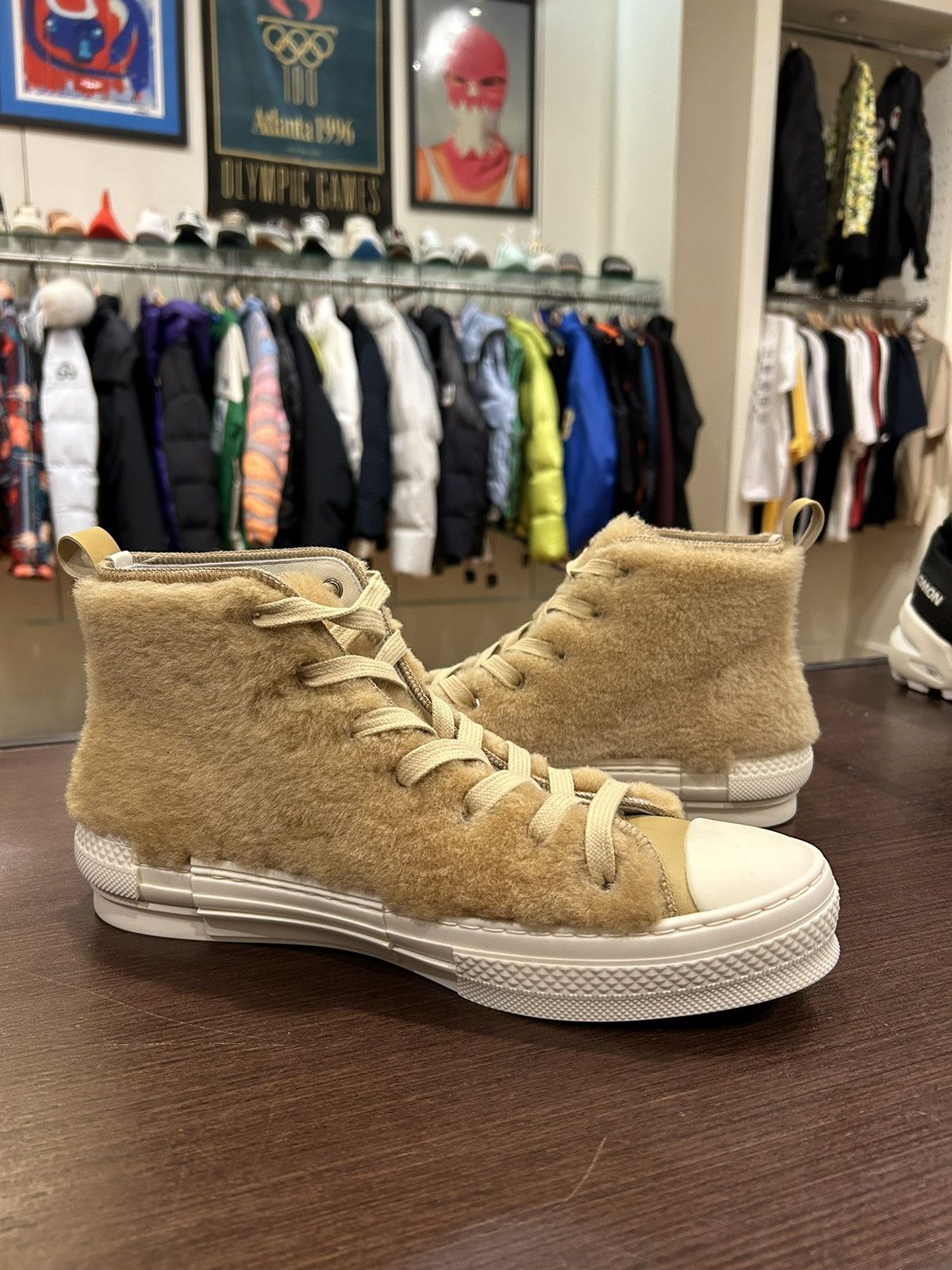 Dior × ERL Dior X ERL B23 Hightop Beige Size US 10 / EU 43 - 4 Thumbnail