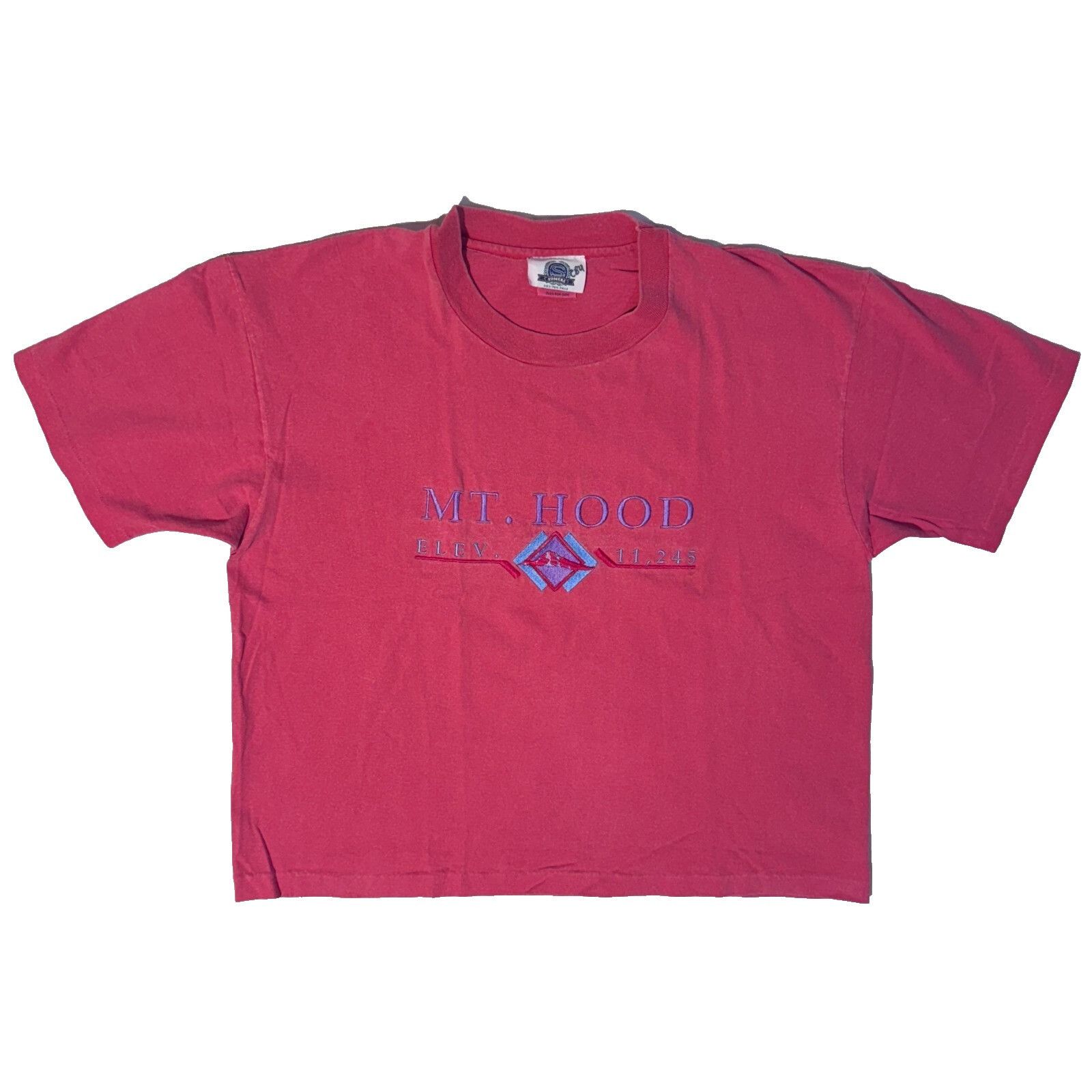 Other Vintage 90s Somers Mt. Hood Oregon Pink Single Stitch Tshirt Size US L / EU 52-54 / 3 - 1 Thumbnail