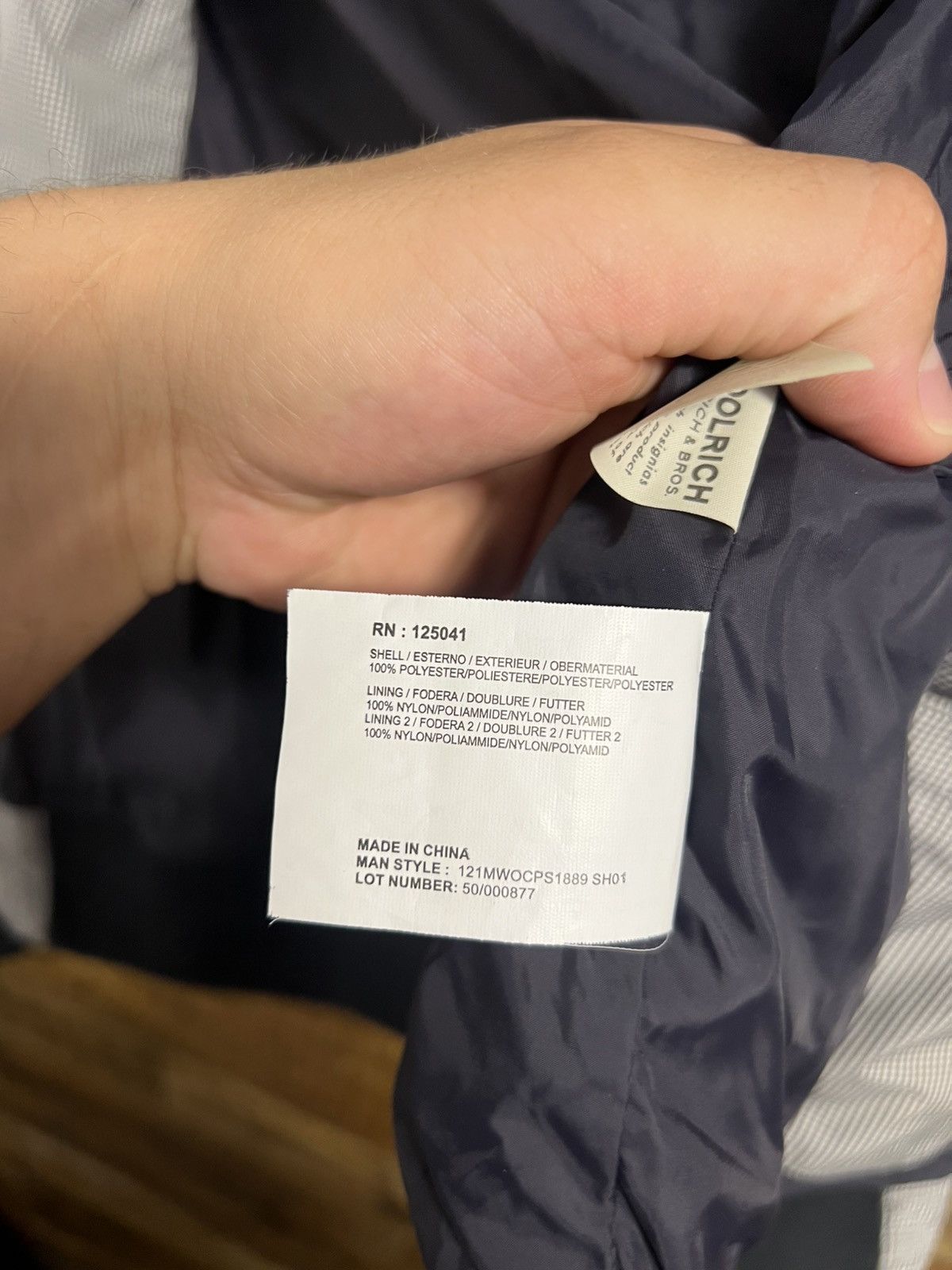 Woolrich Woolen Mills Man’s Jacket Bomber Woolrich John Rich & Bros Size US S / EU 44-46 / 1 - 18 Thumbnail
