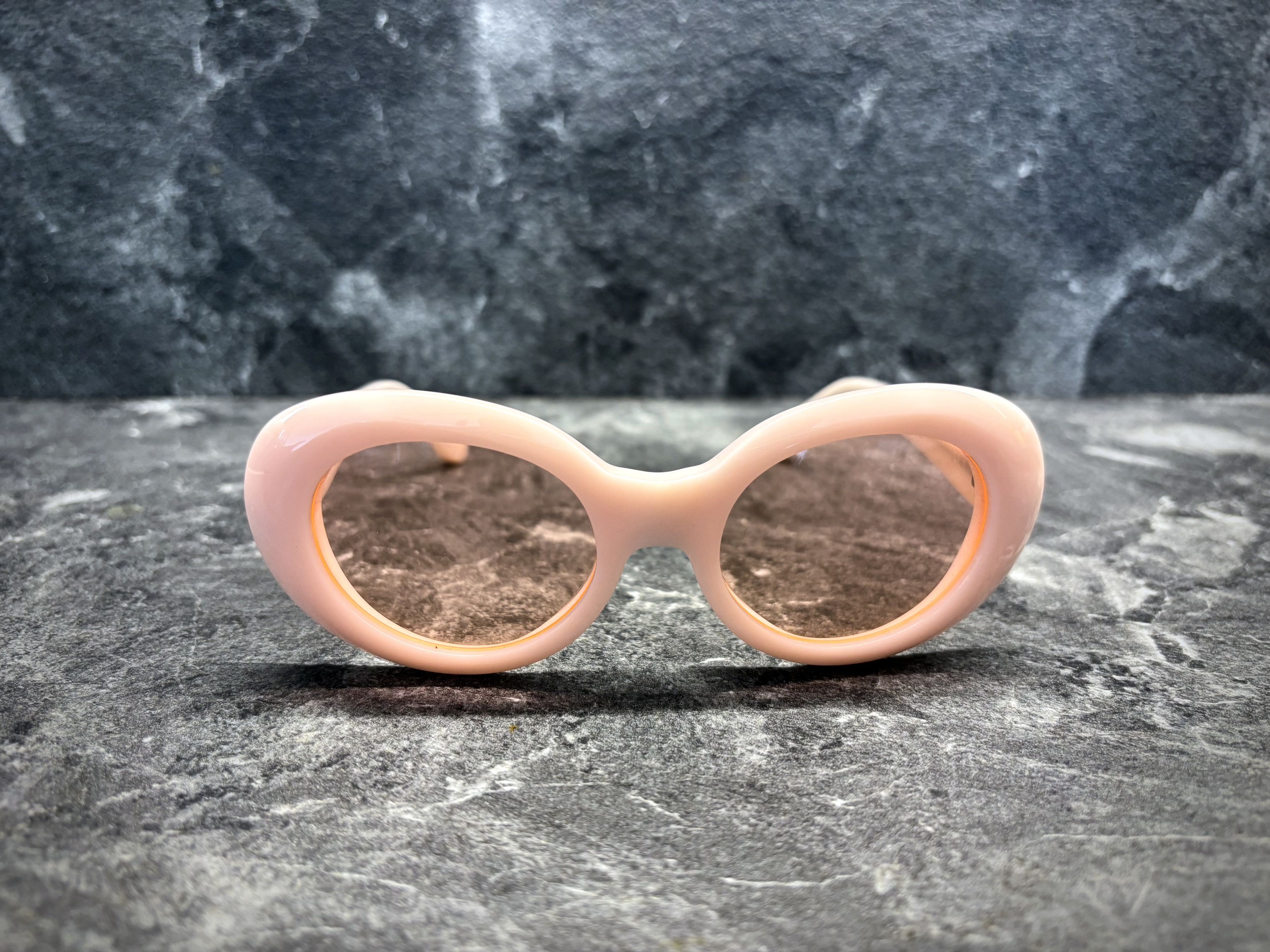 Acne Studios Mustang Pink Oval Frame Sunglasses Size ONE SIZE - 3 Thumbnail