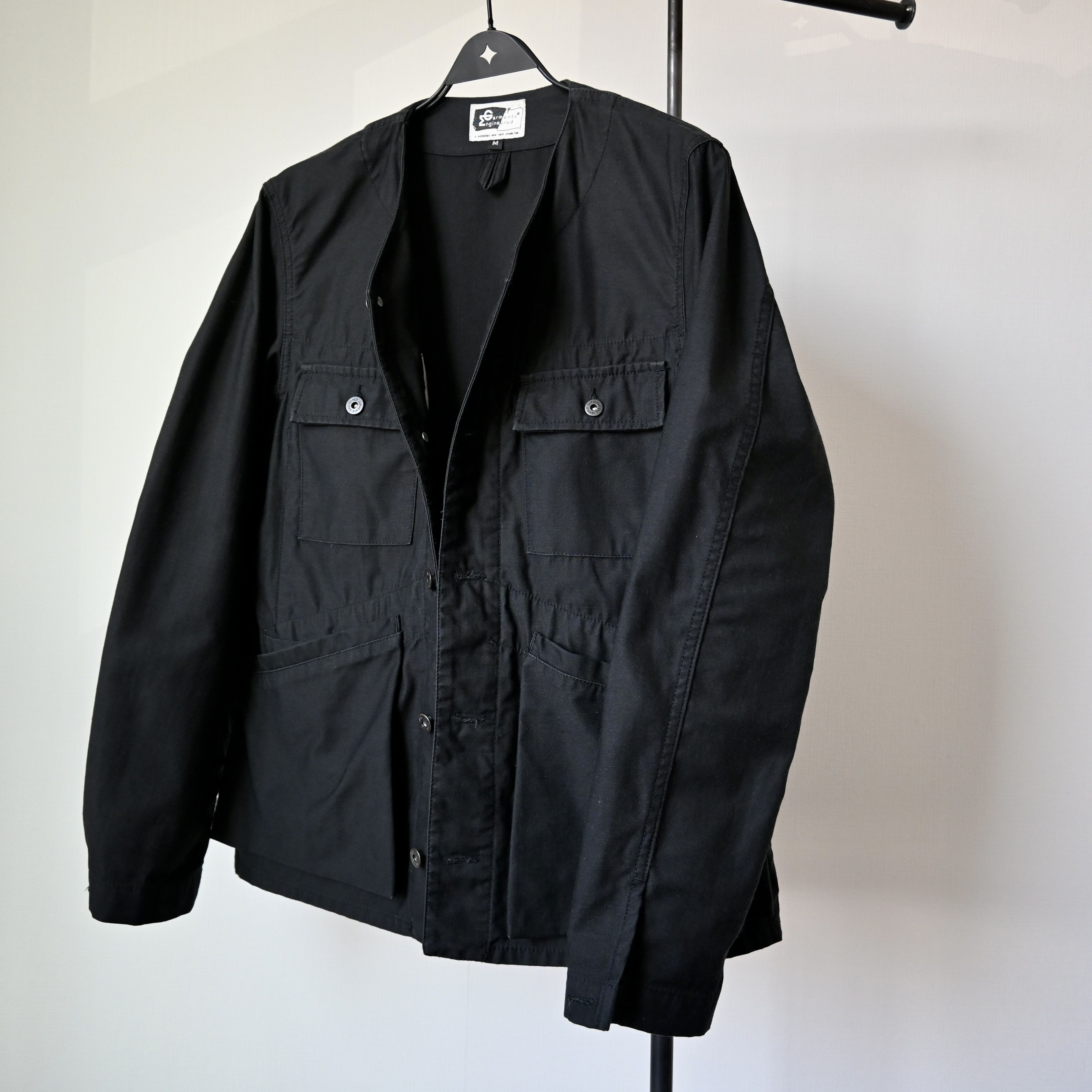 Engineered Garments OLD MODEL, VTG Engineered Garments black sateen work jacket Size US M / EU 48-50 / 2 - 21 Thumbnail