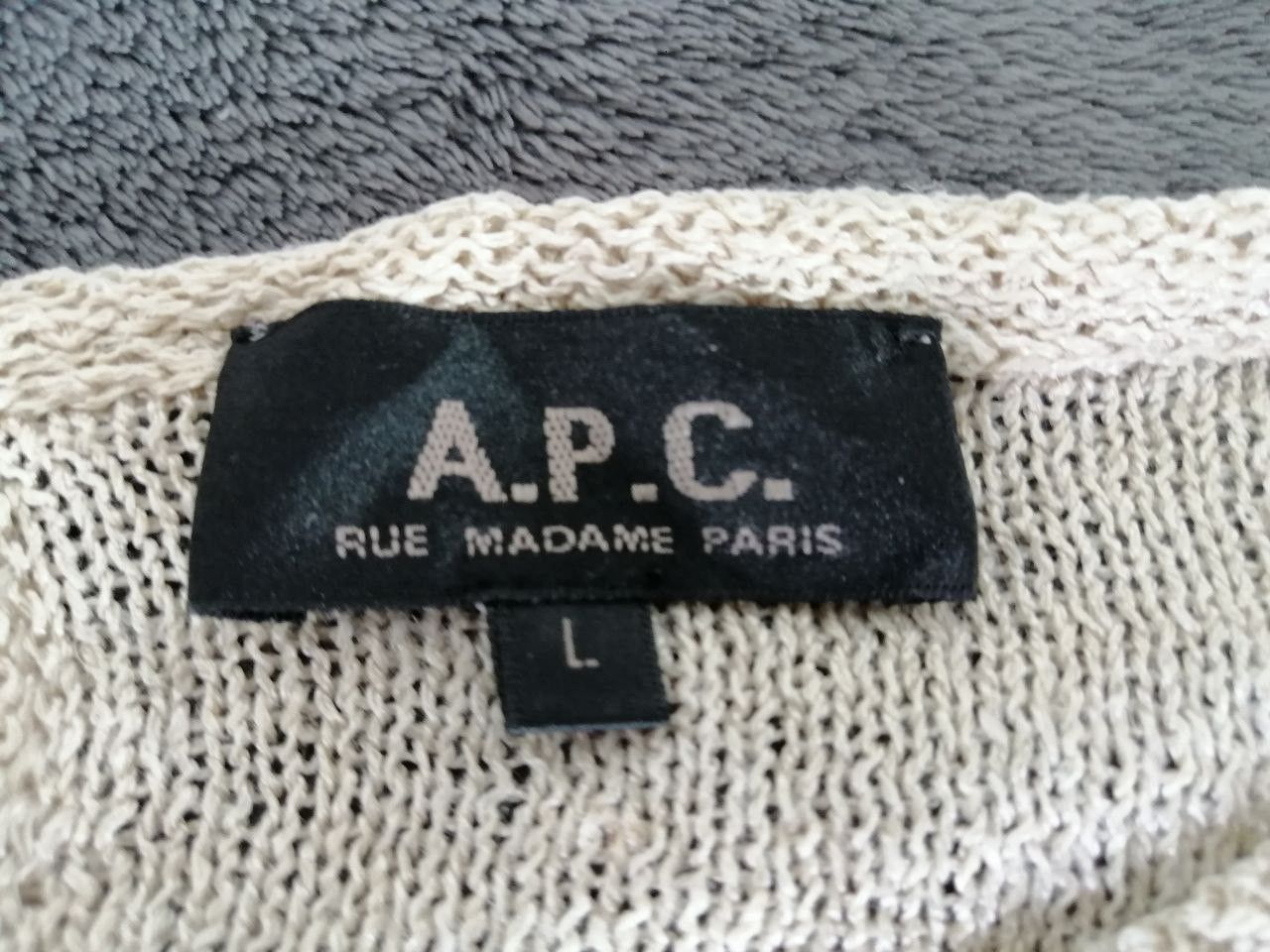A.P.C. Women's Linen Jumper APC Rue Madame Paris Size L / US 10 / IT 46 - 4 Thumbnail