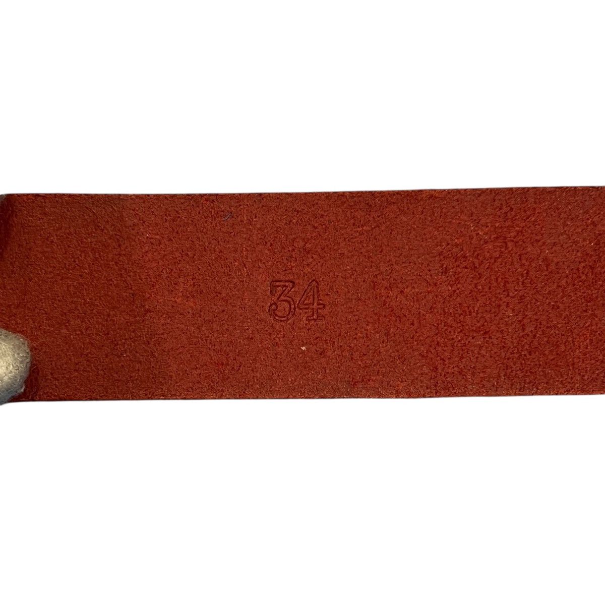 Chrome Hearts Chrome Hearts SCRLREC Leather Belt – Rectangle Scroll Buckle Size 34 - 7 Thumbnail